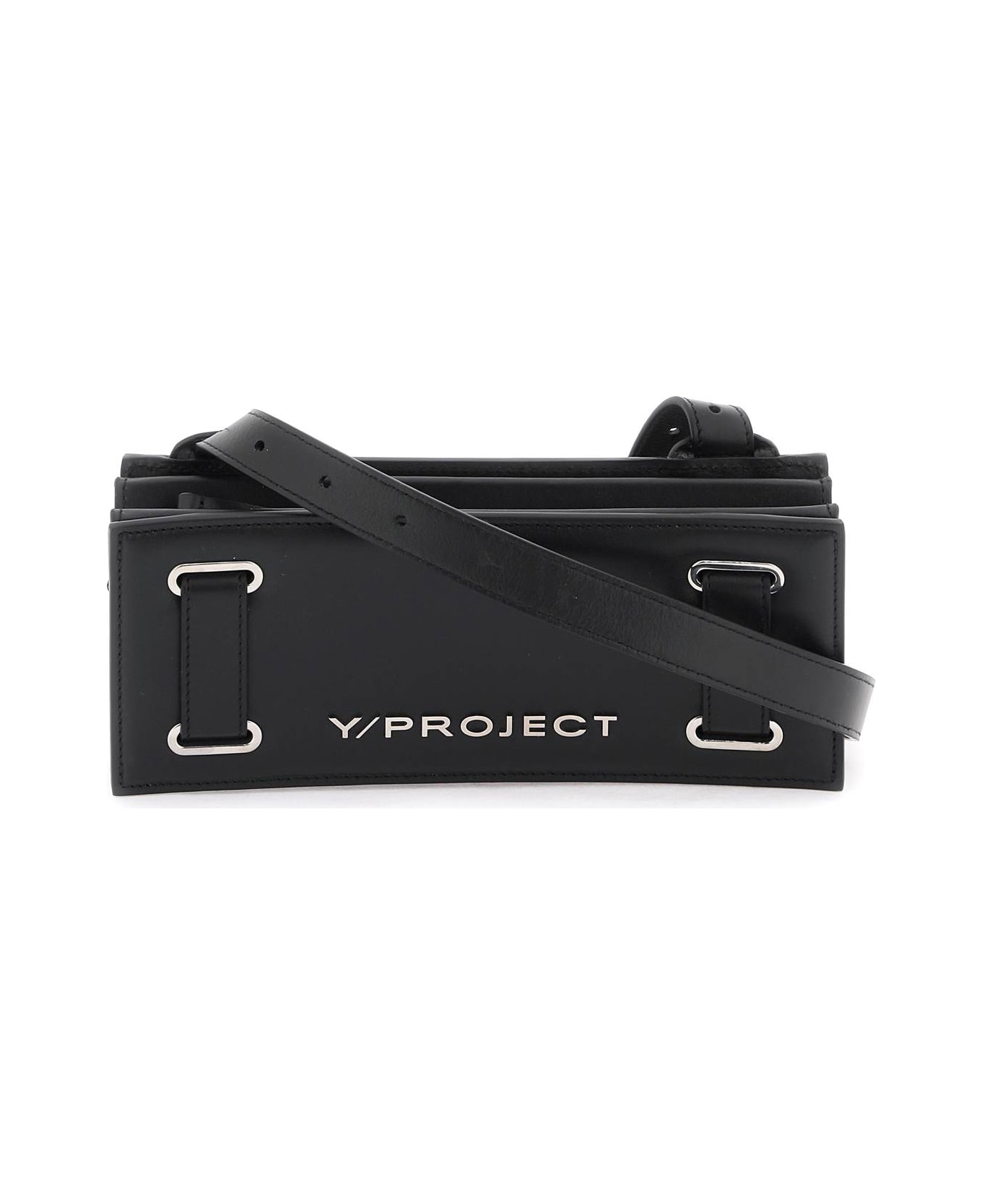Y/Project Mini Accordion Crossbody Bag - BLACK (Black) ショルダーバッグ