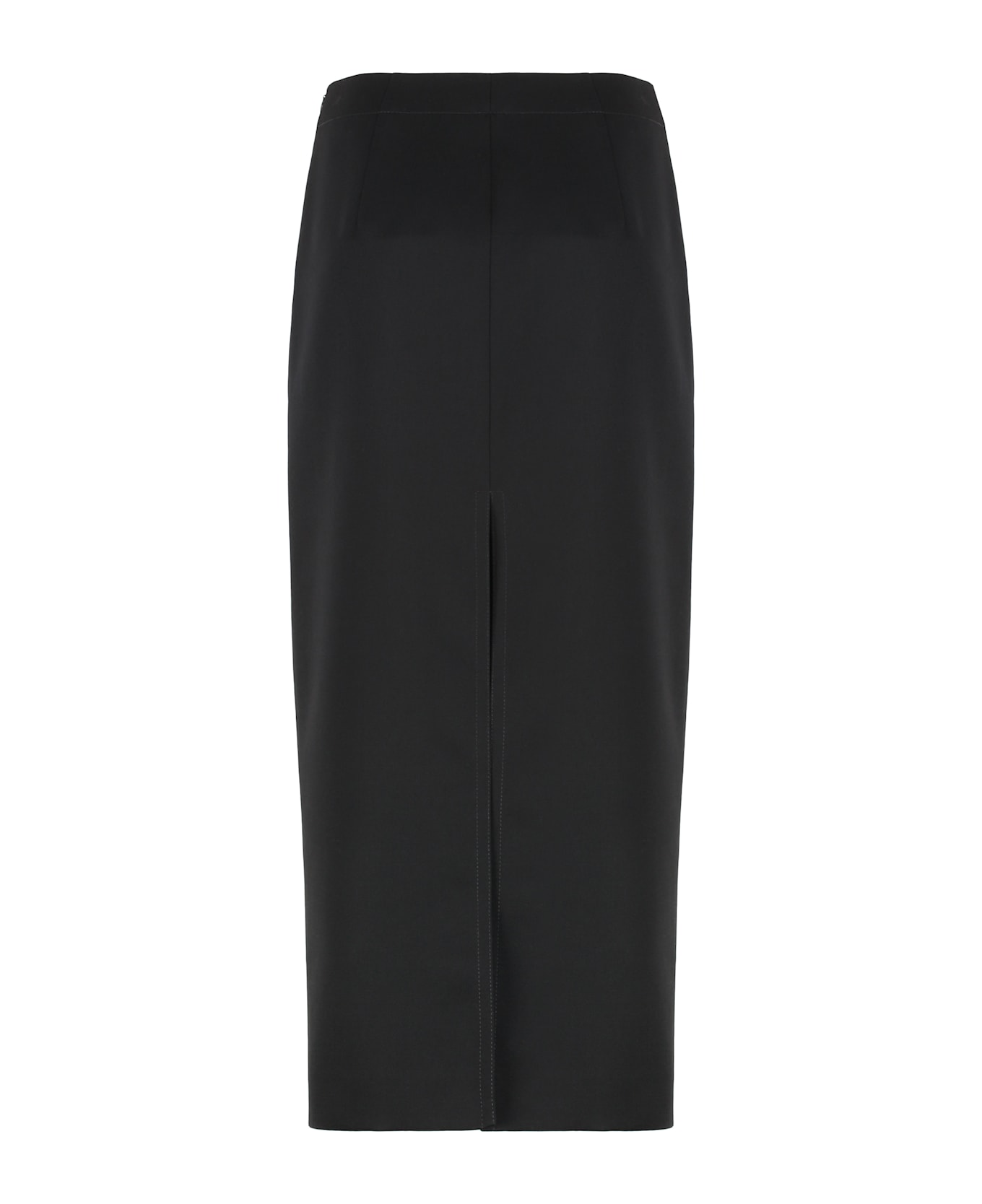 Bottega Veneta Skirt With Slits - BLACK