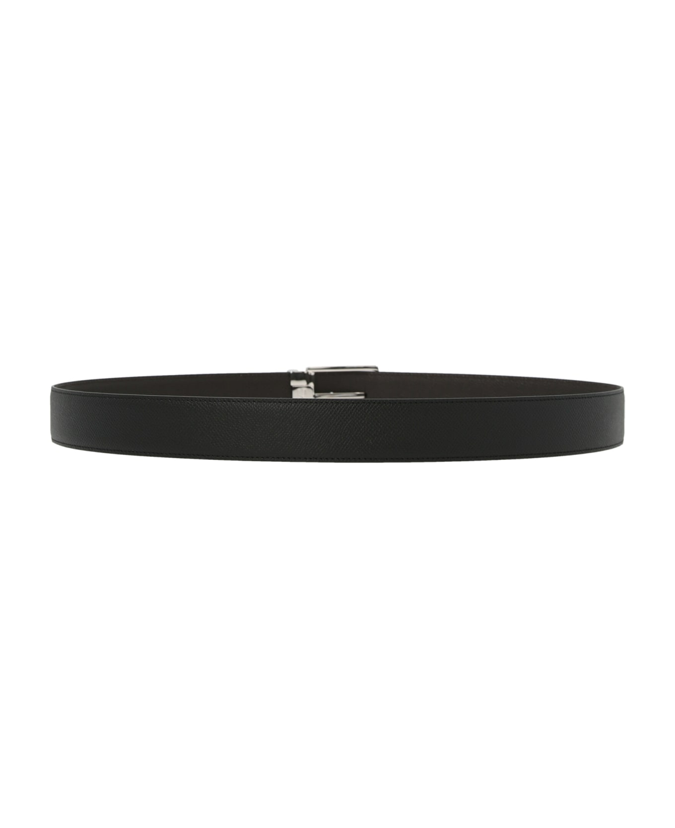 Ferragamo Reversible Leather Belt - BLACK/BROWN
