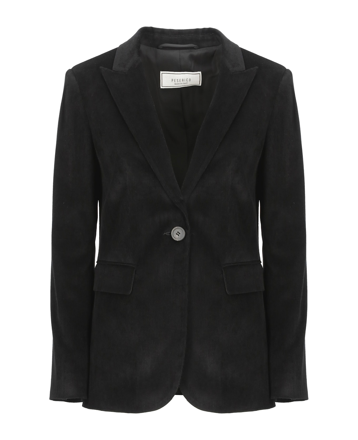 Peserico Corduroy Blazer - Black