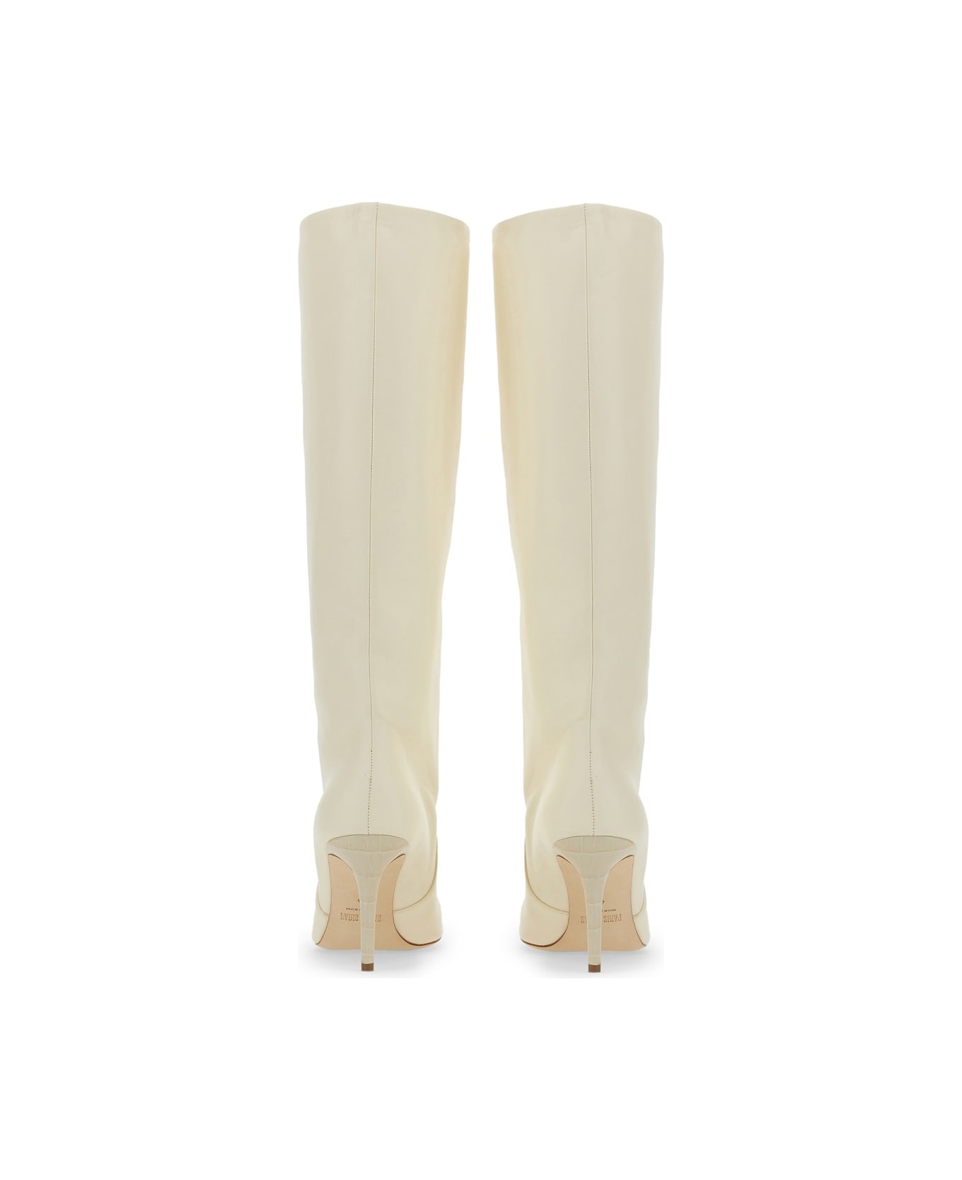 Paris Texas Leather Boot - WHITE