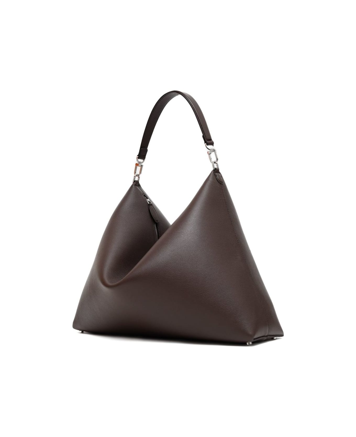 Totême Grainy Leather Tote Bag - Brown