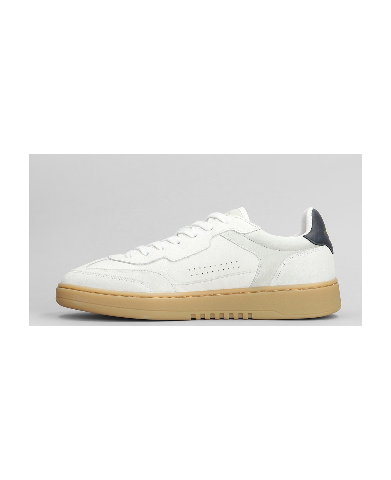 Axel Arigato Dice T-toe Sneakers In White Suede And Leather - WHITE