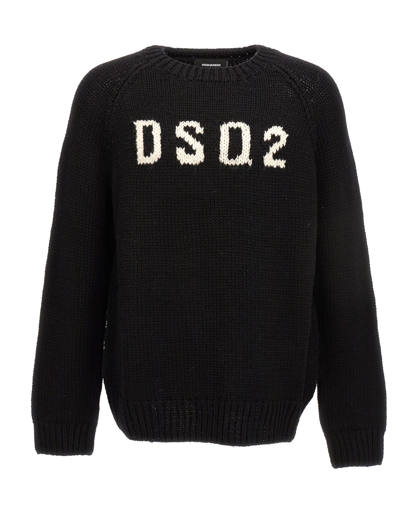 Dsquared2 Dsq2 Wool Sweater - Black ニットウェア