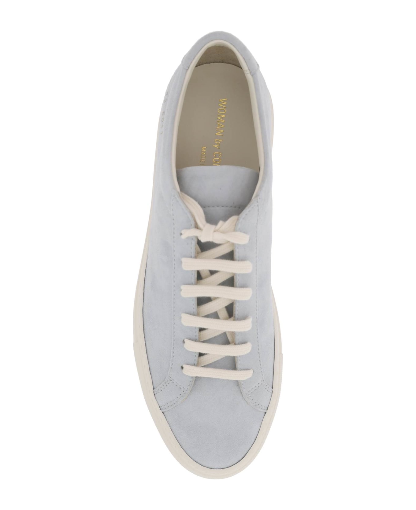 Common Projects 'contrast Achilles' Baby Blue Suede Sneakers - BABY BLUE (Light blue)