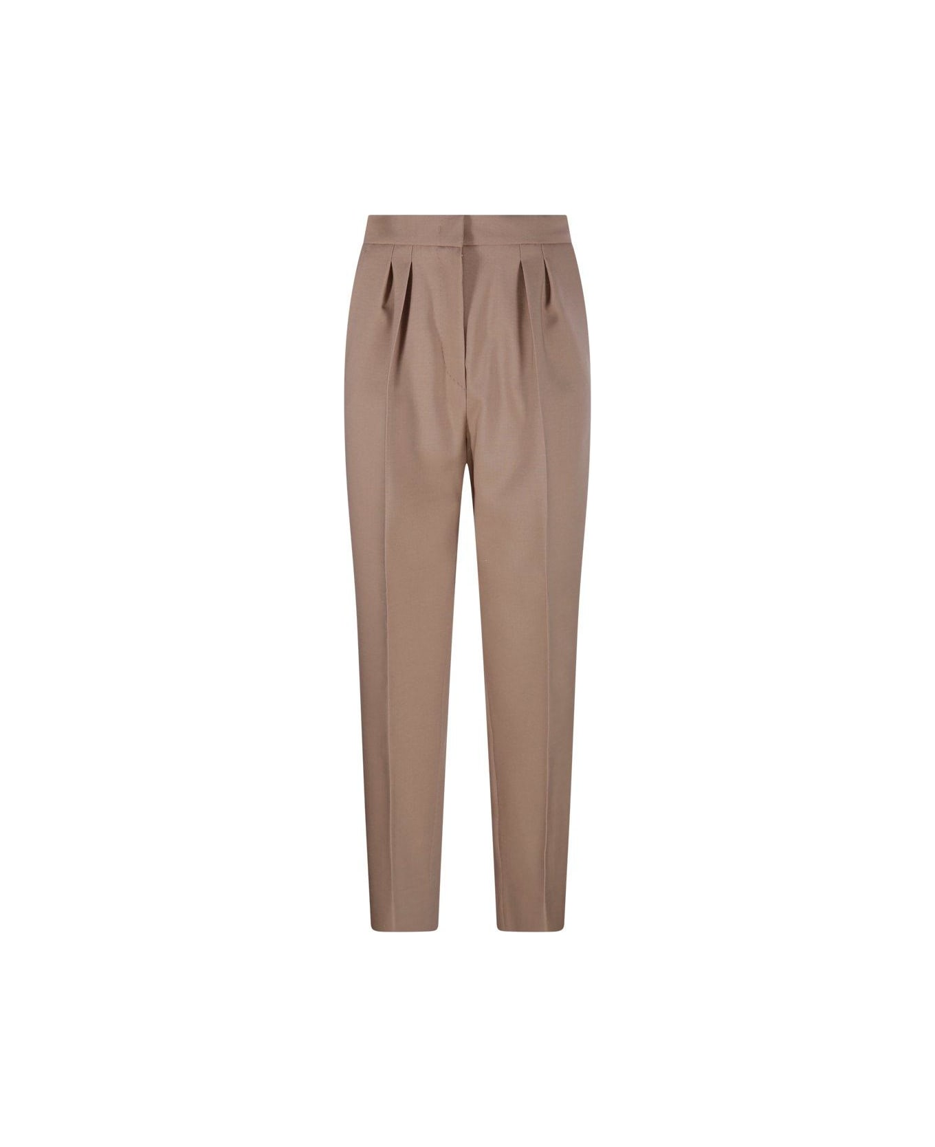 Max Mara Brown Verbano Trousers - Browns