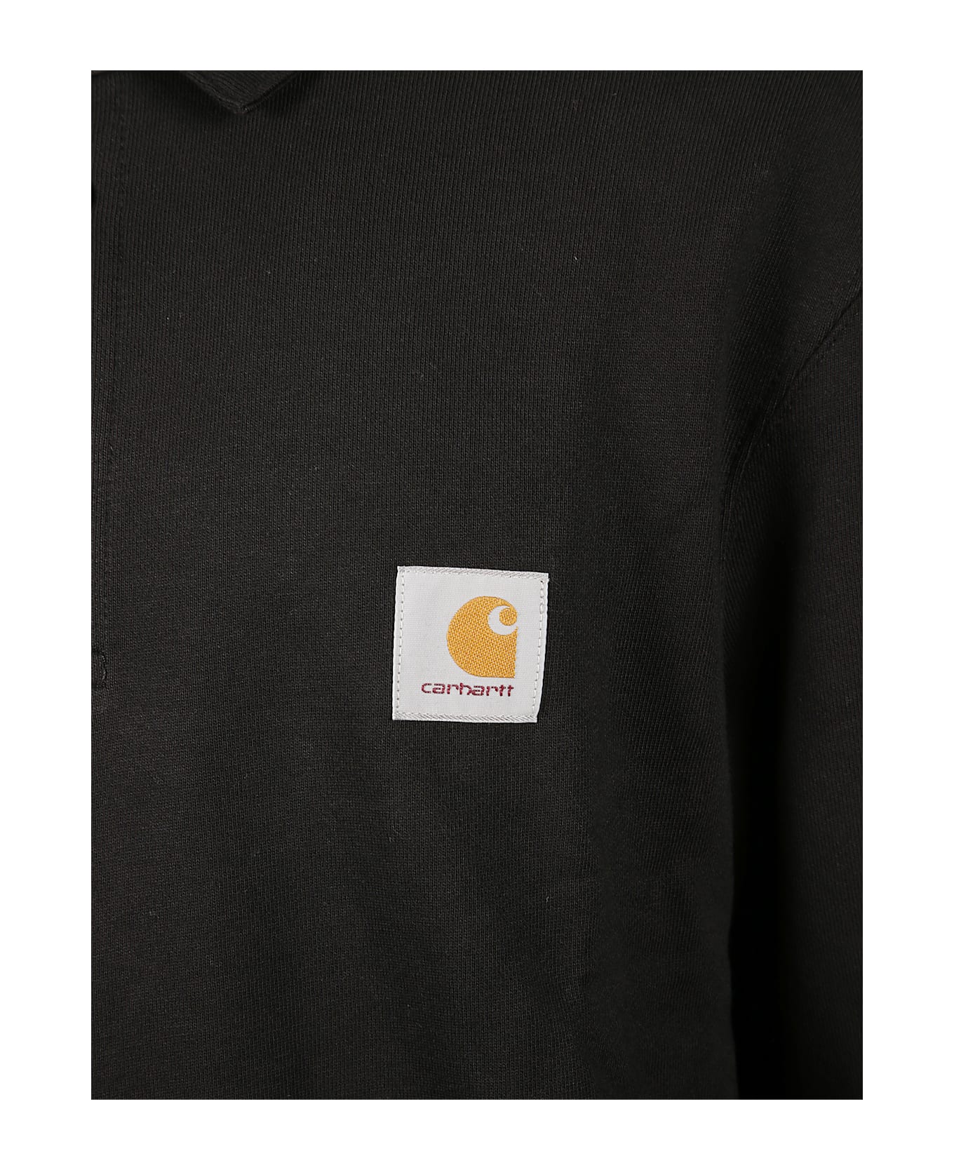Carhartt Polo Sweatshirt - Xx Black