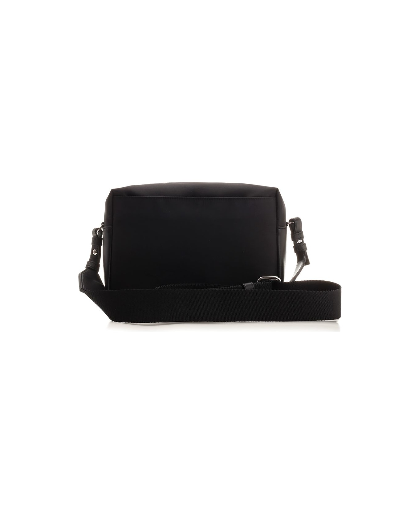 Alexander McQueen Graffiti Pintered Camera Bag - Black