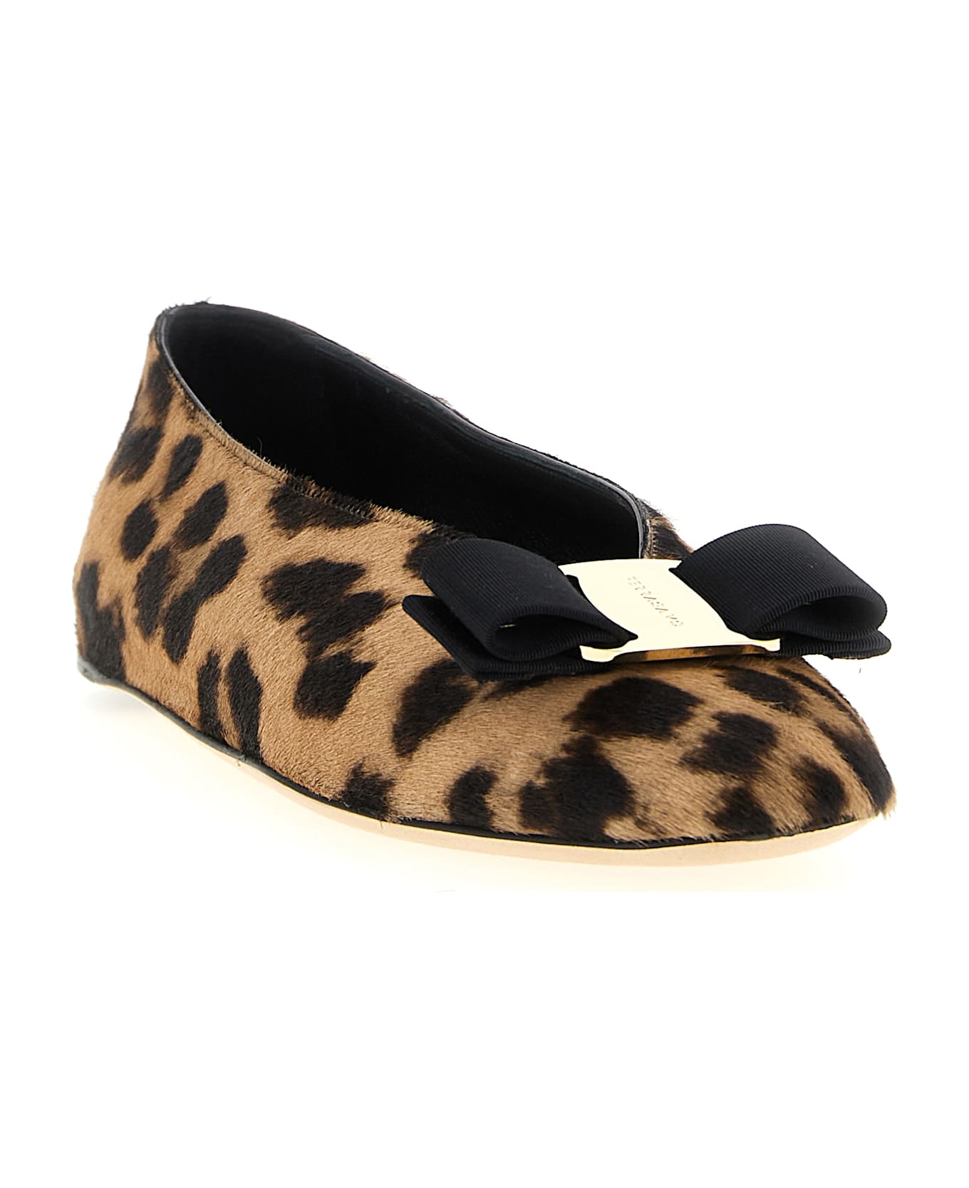 Ferragamo 'vanna' Ballet Flats - Multicolor