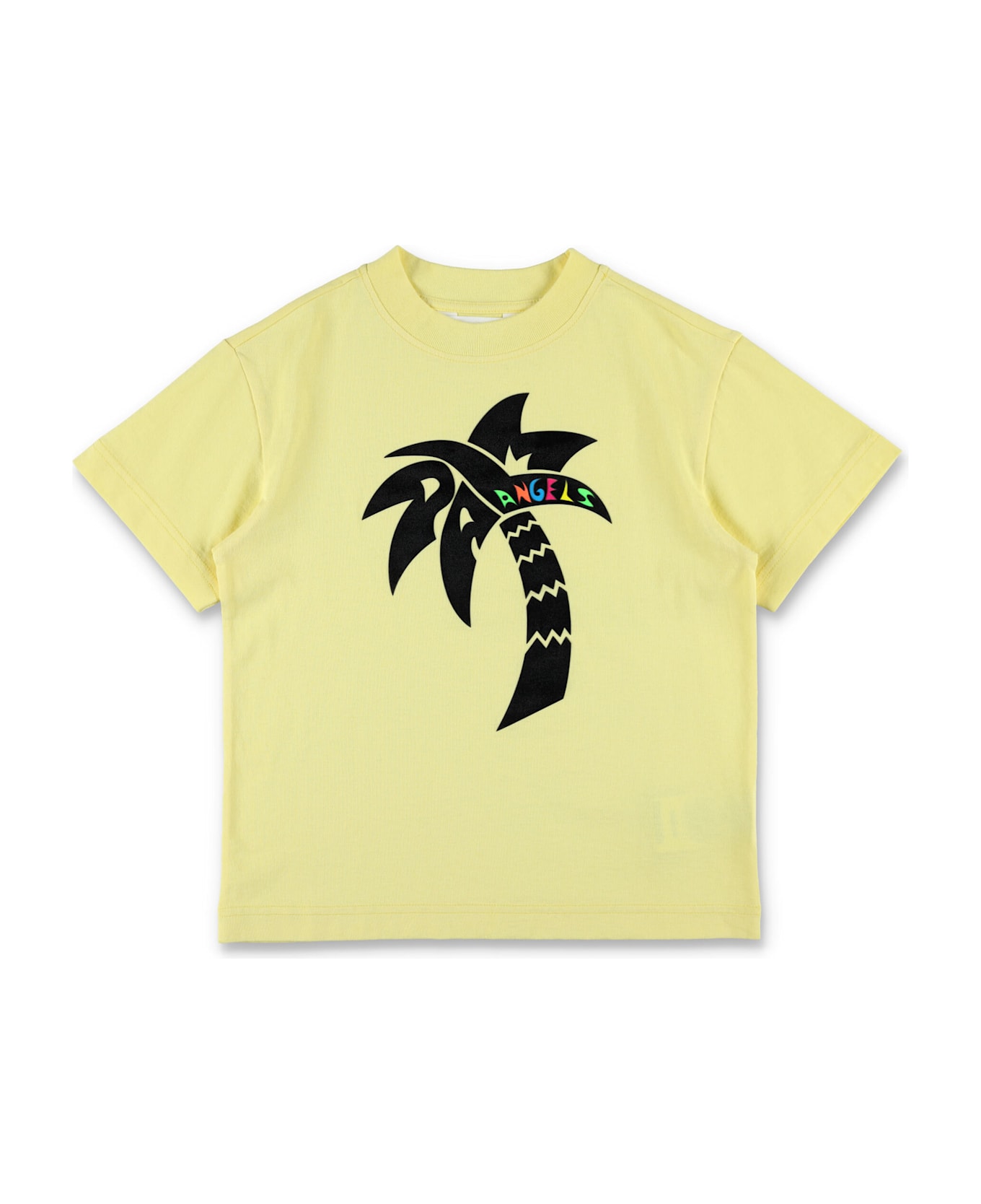 Palm Angels Kid - Surf Palm T-shirt - YELLOW