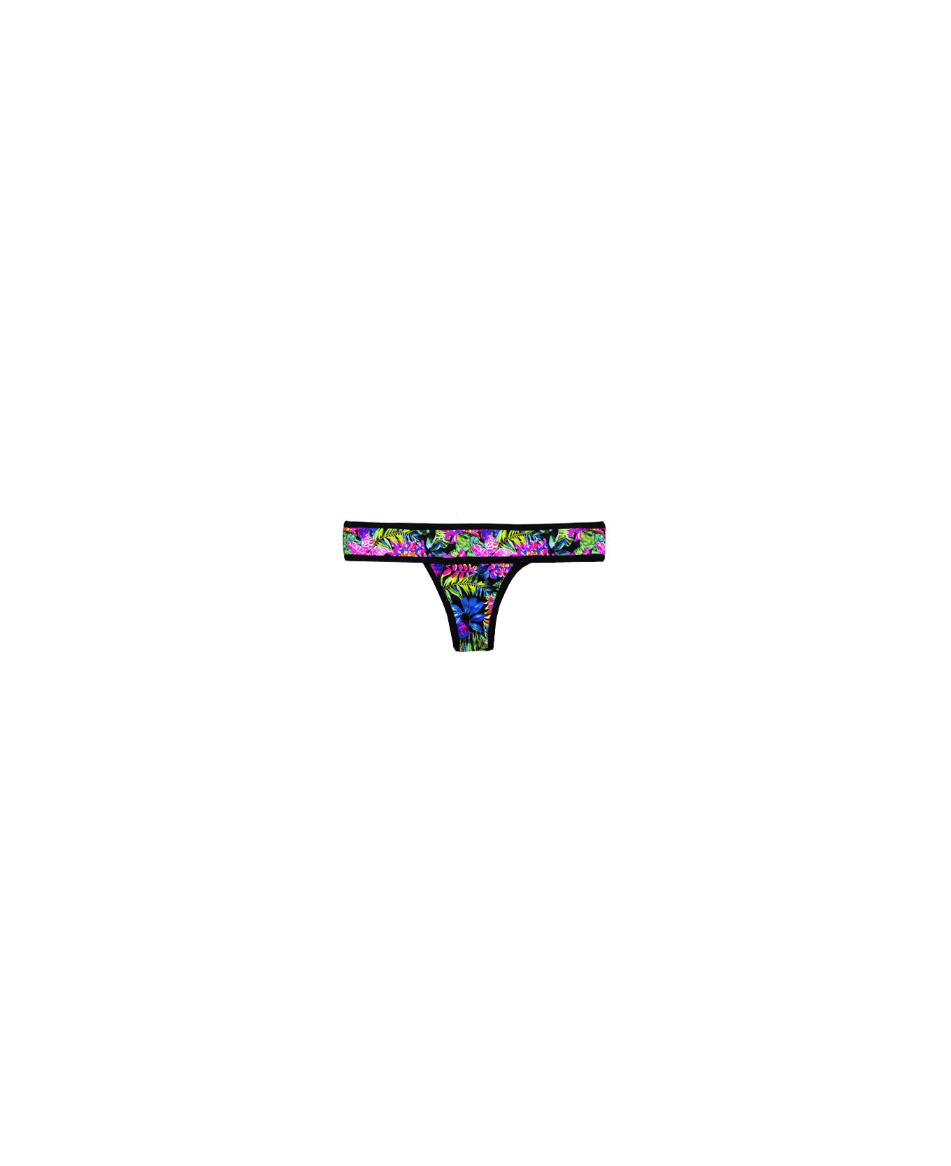 MC2 Saint Barth Flower Swim Briefs Scuba Fabric - PINK