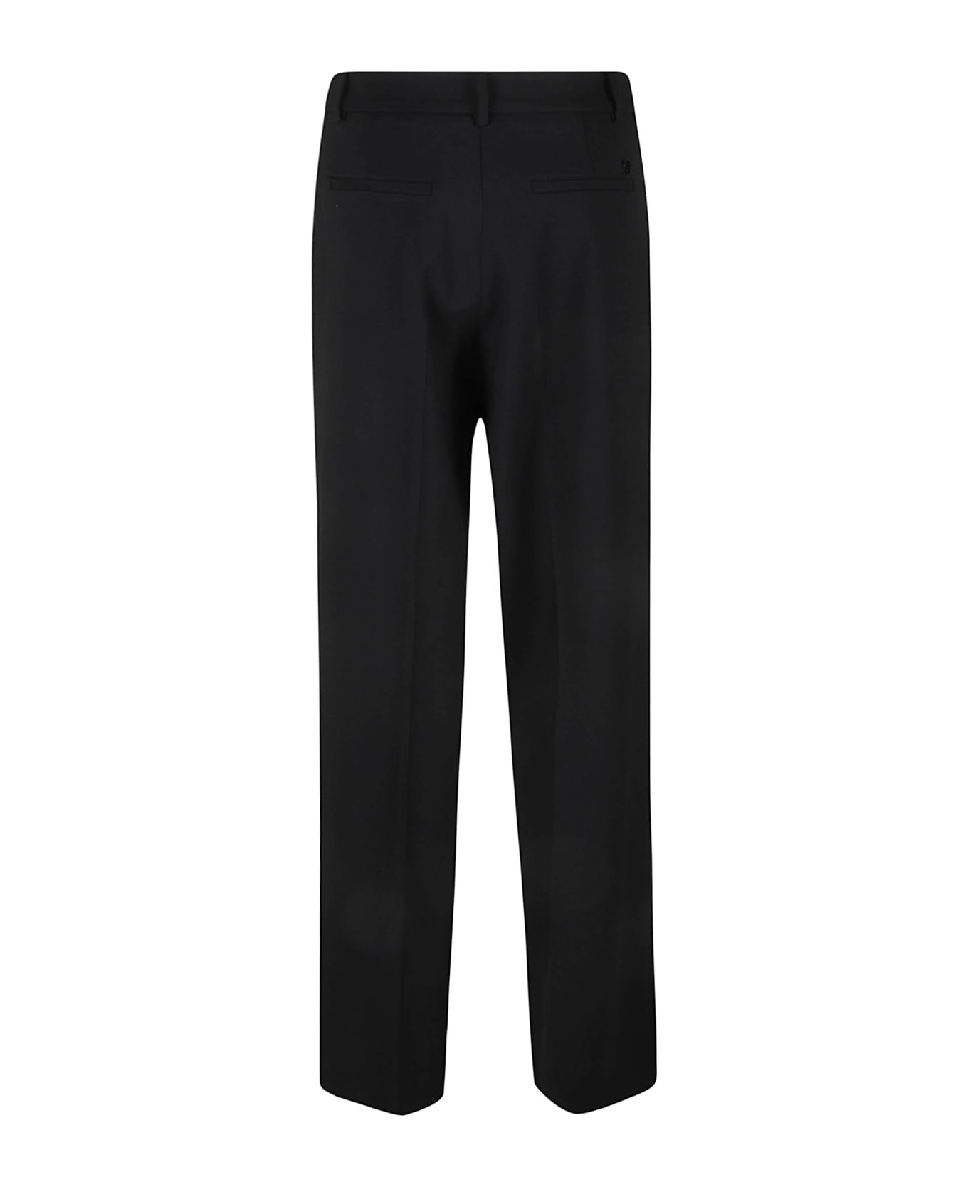 Blumarine Straight Concealed Trousers - Black