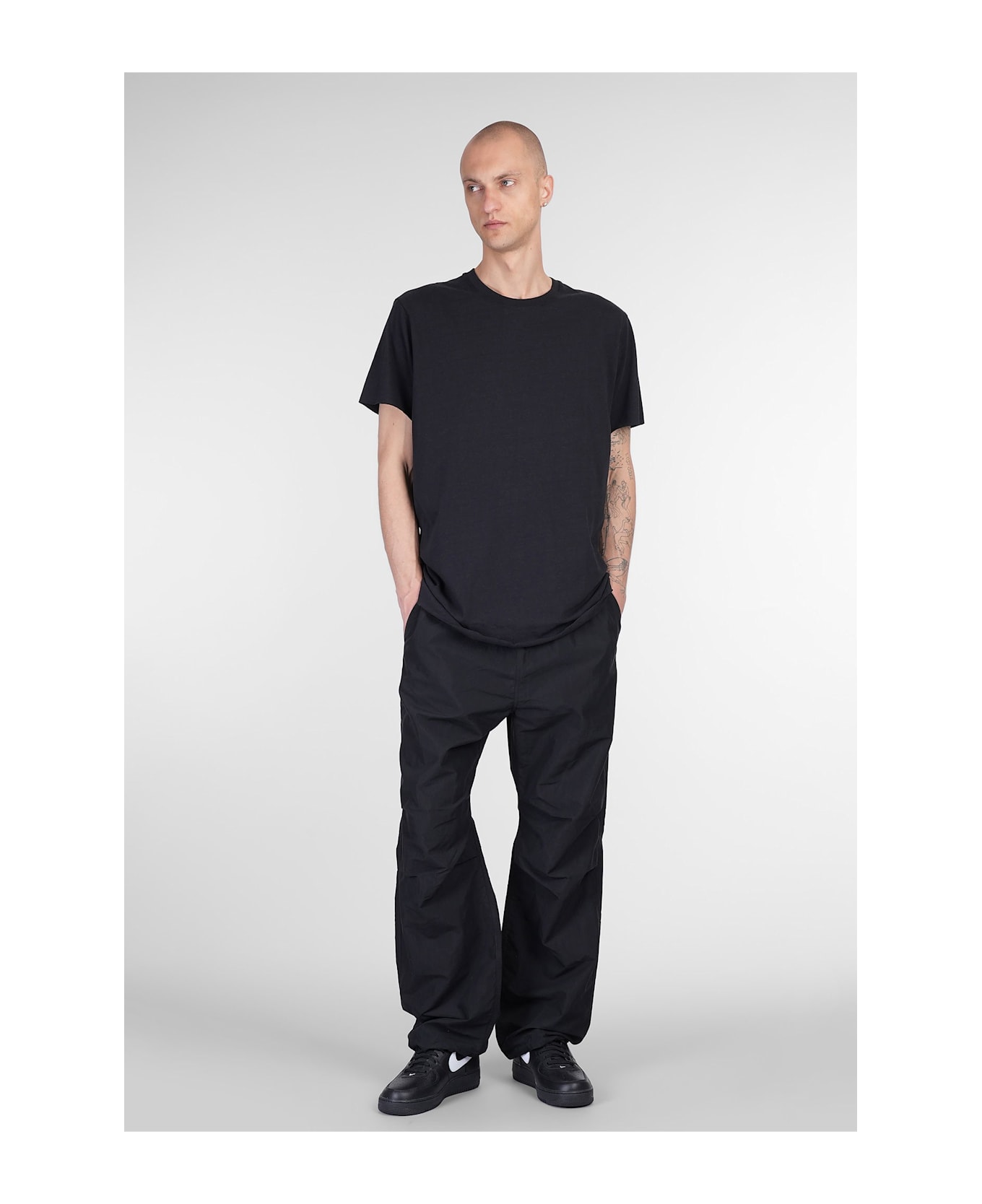 John Elliott T-shirt In Black Cotton - black