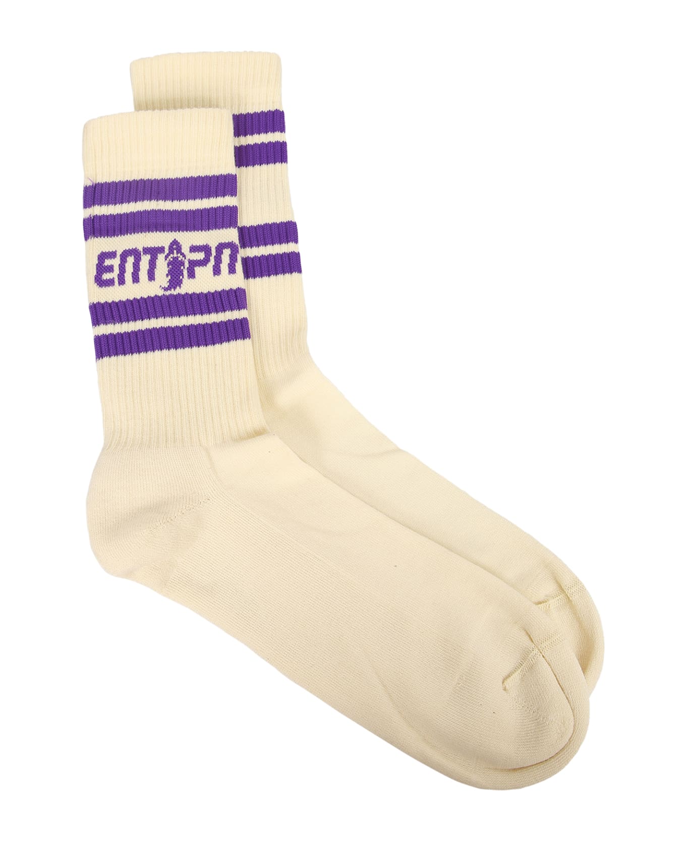 Enterprise Japan Logo Socks - White