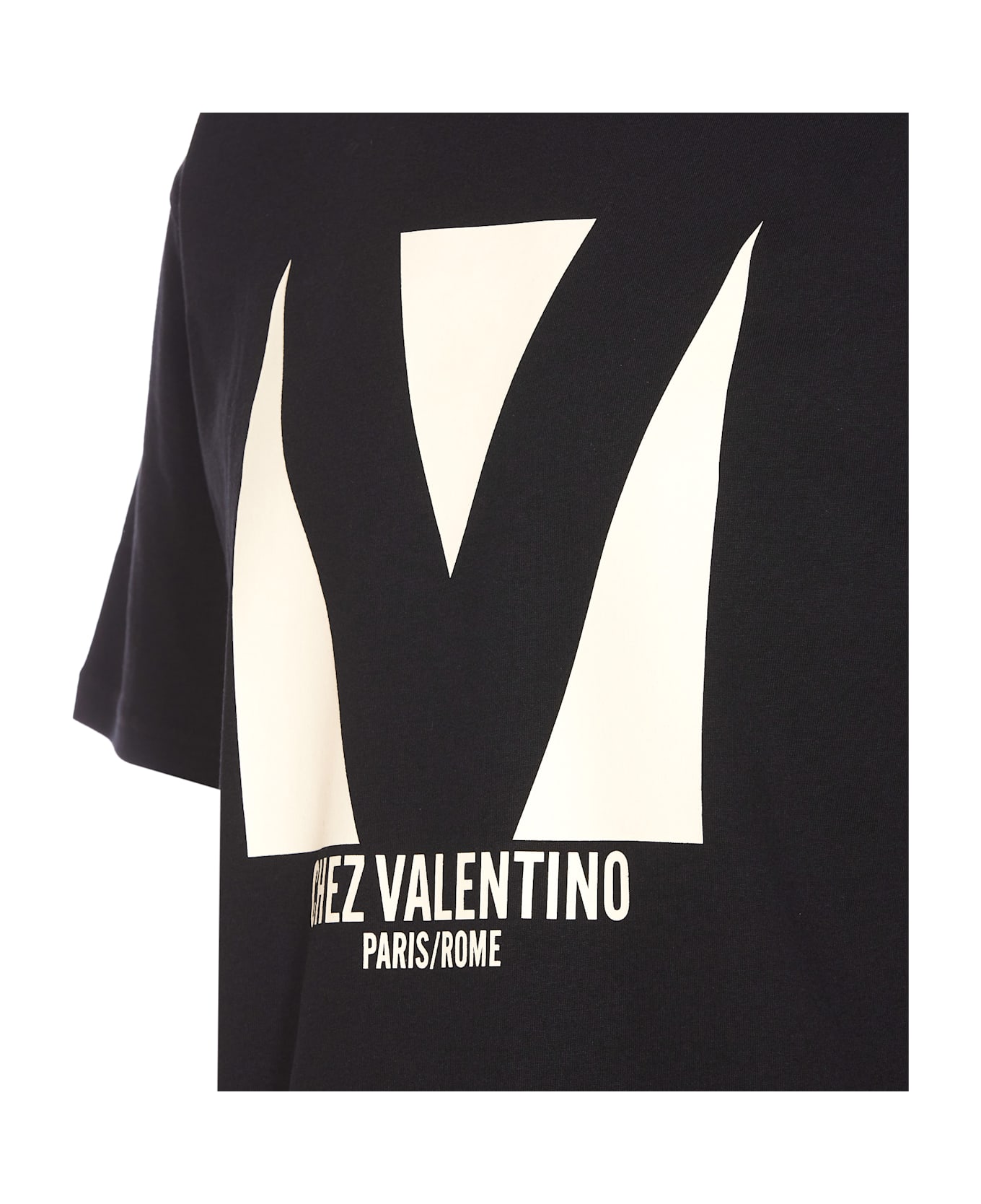 Valentino Garavani Chez Valentino Printed T-shirt - Black