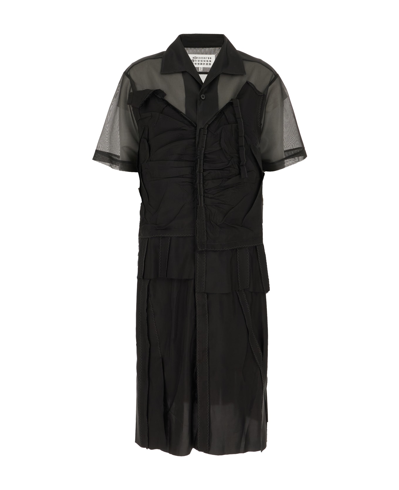 Maison Margiela Black Polyester Dress - BLACK
