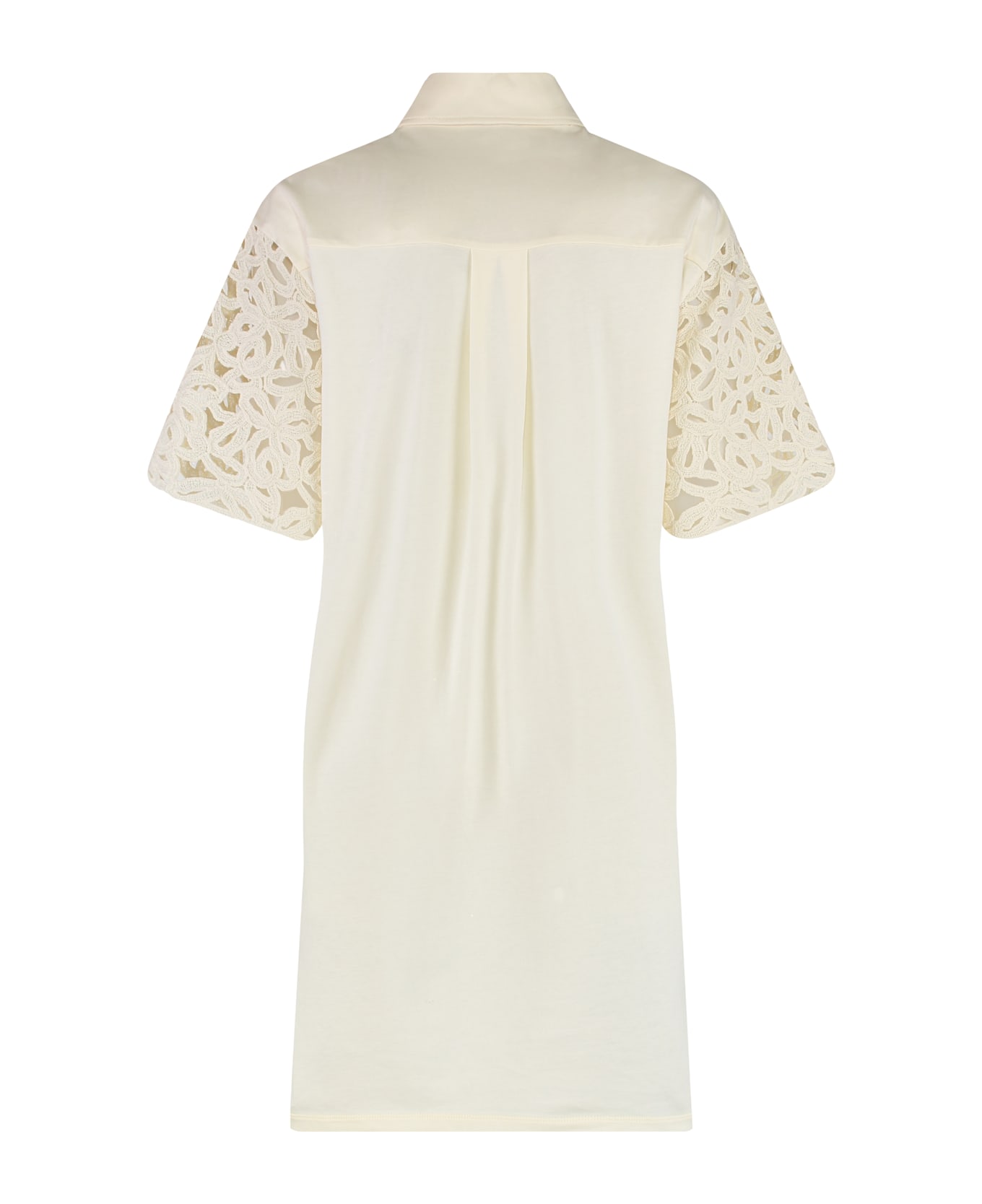 Moncler Cotton Mini Dress - Ivory