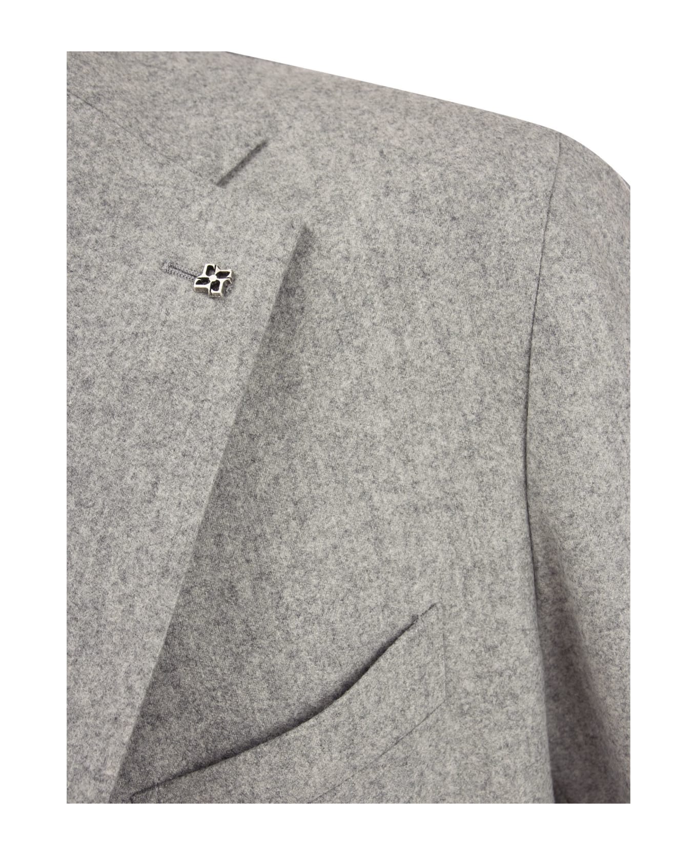 Tagliatore Virgin Wool Suit - Light Grey