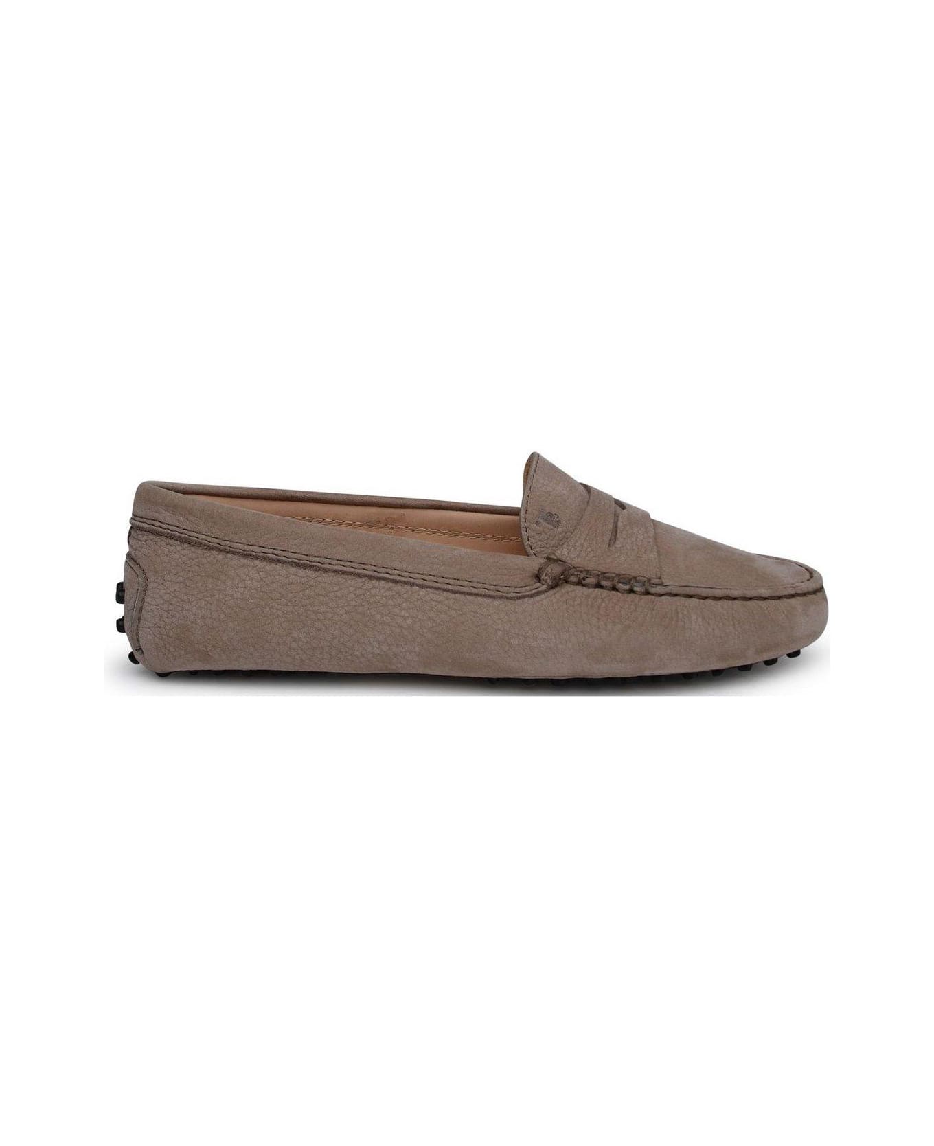 Tod's Gommino Almond Toe Loafers - BEIGE