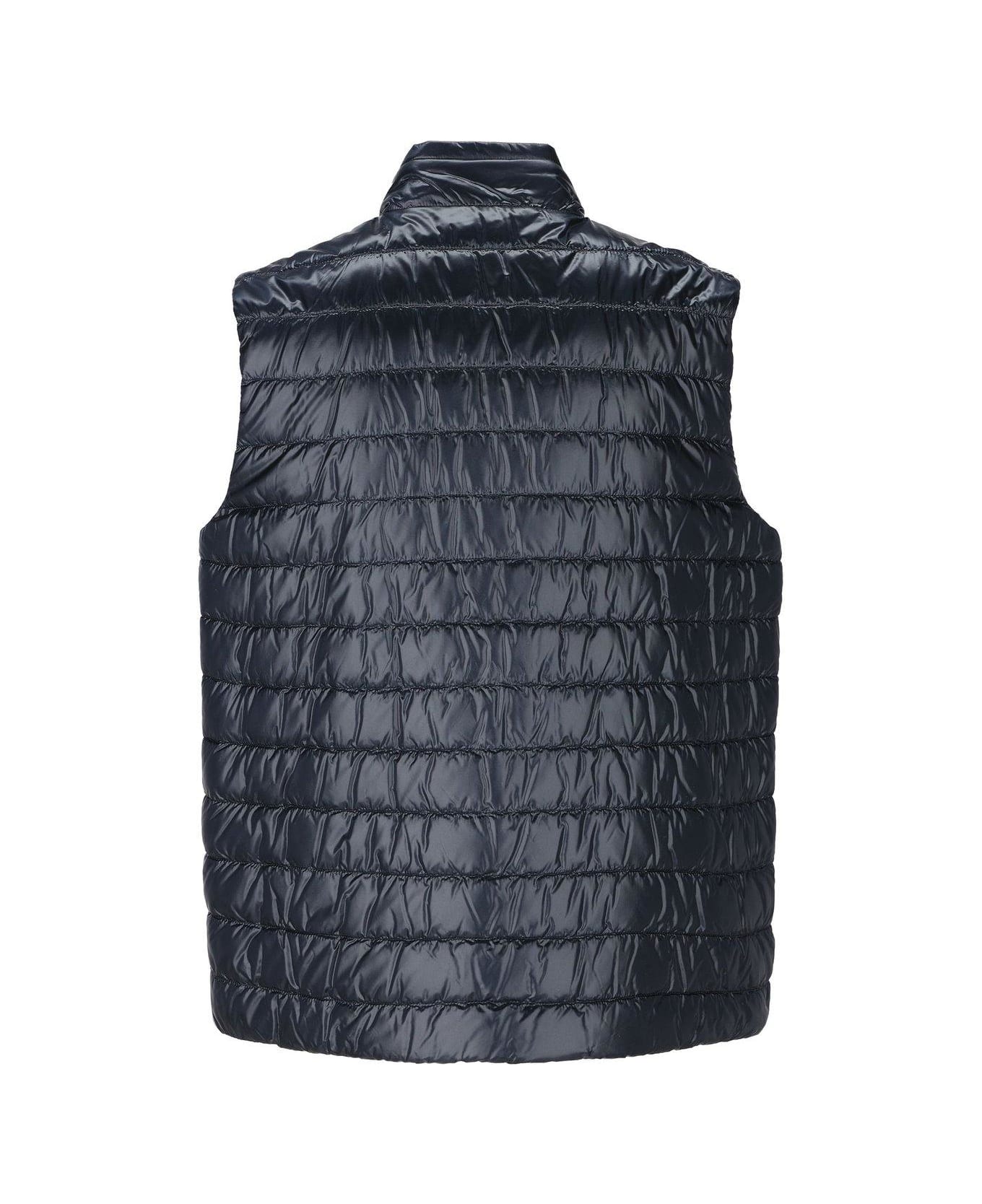 Herno Padded Zip-up Gilet - Blue
