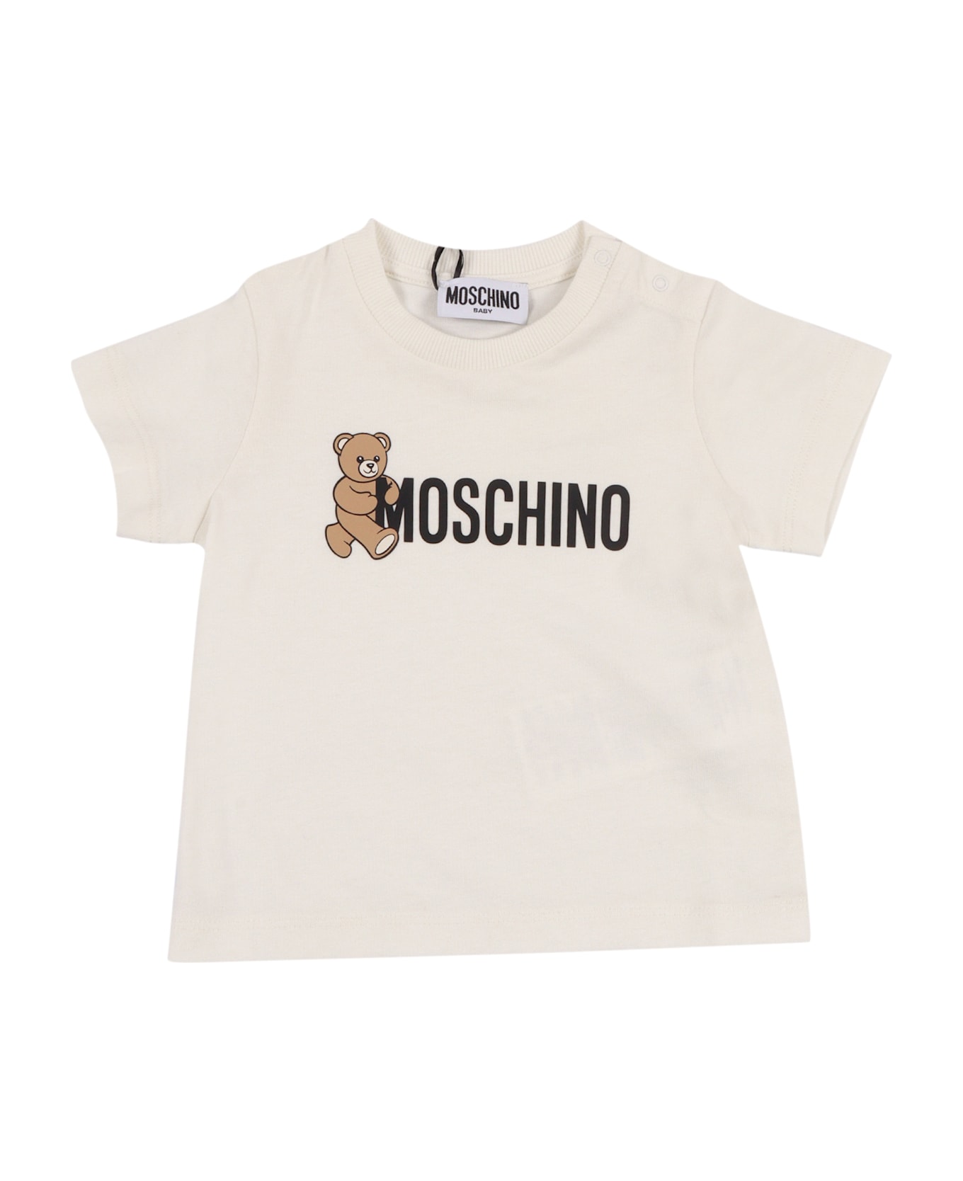 Moschino Short Sleeved Blouse - WHITE