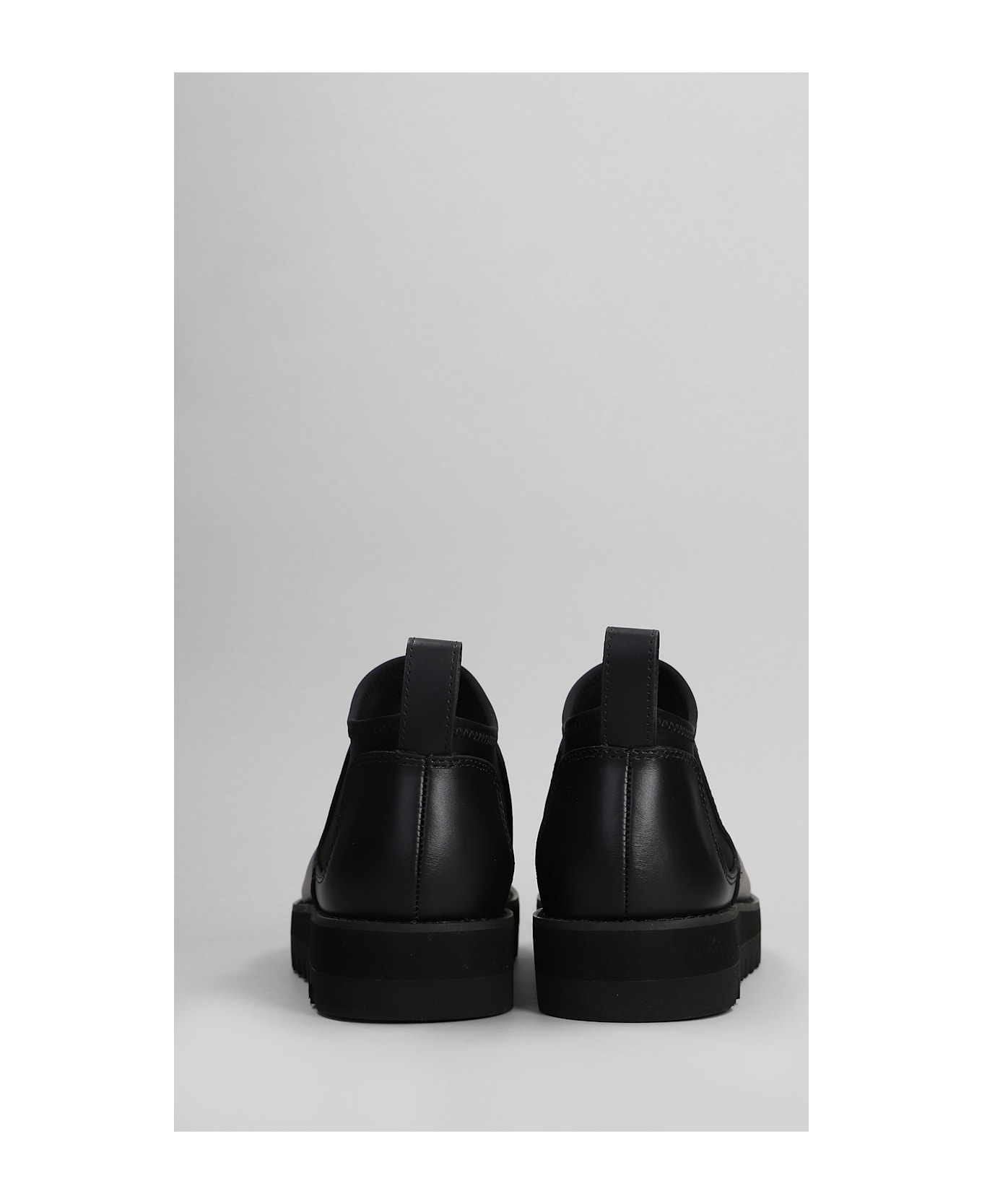 Comme des Garçons Homme Ankle Boots In Black Leather - black