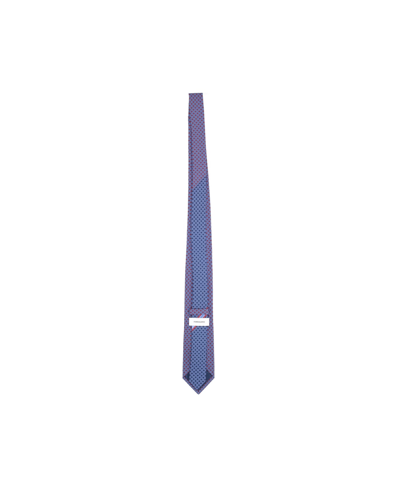 Ferragamo Silk Tie - BLUE