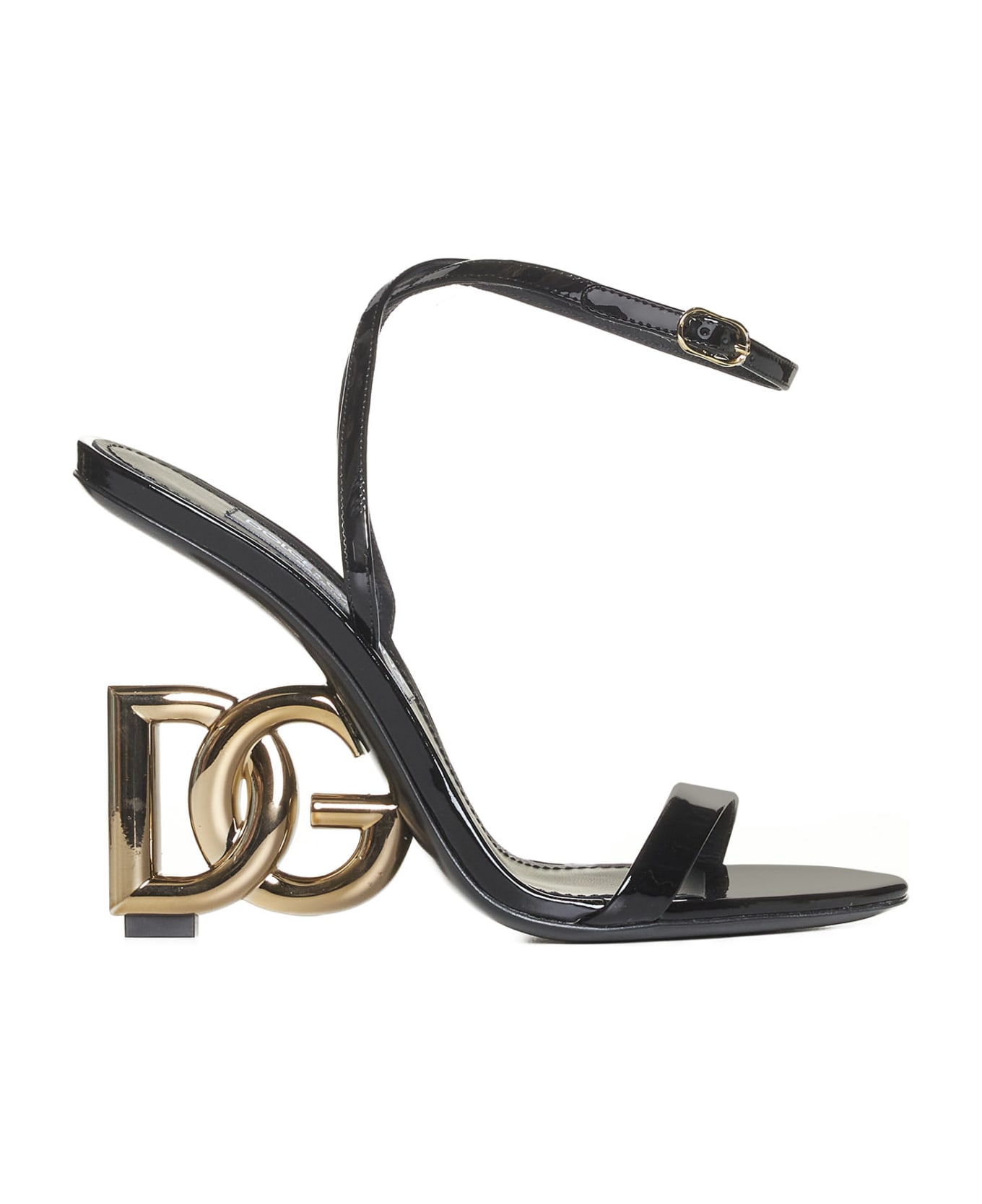 Dolce & Gabbana Leather Sandal - Black