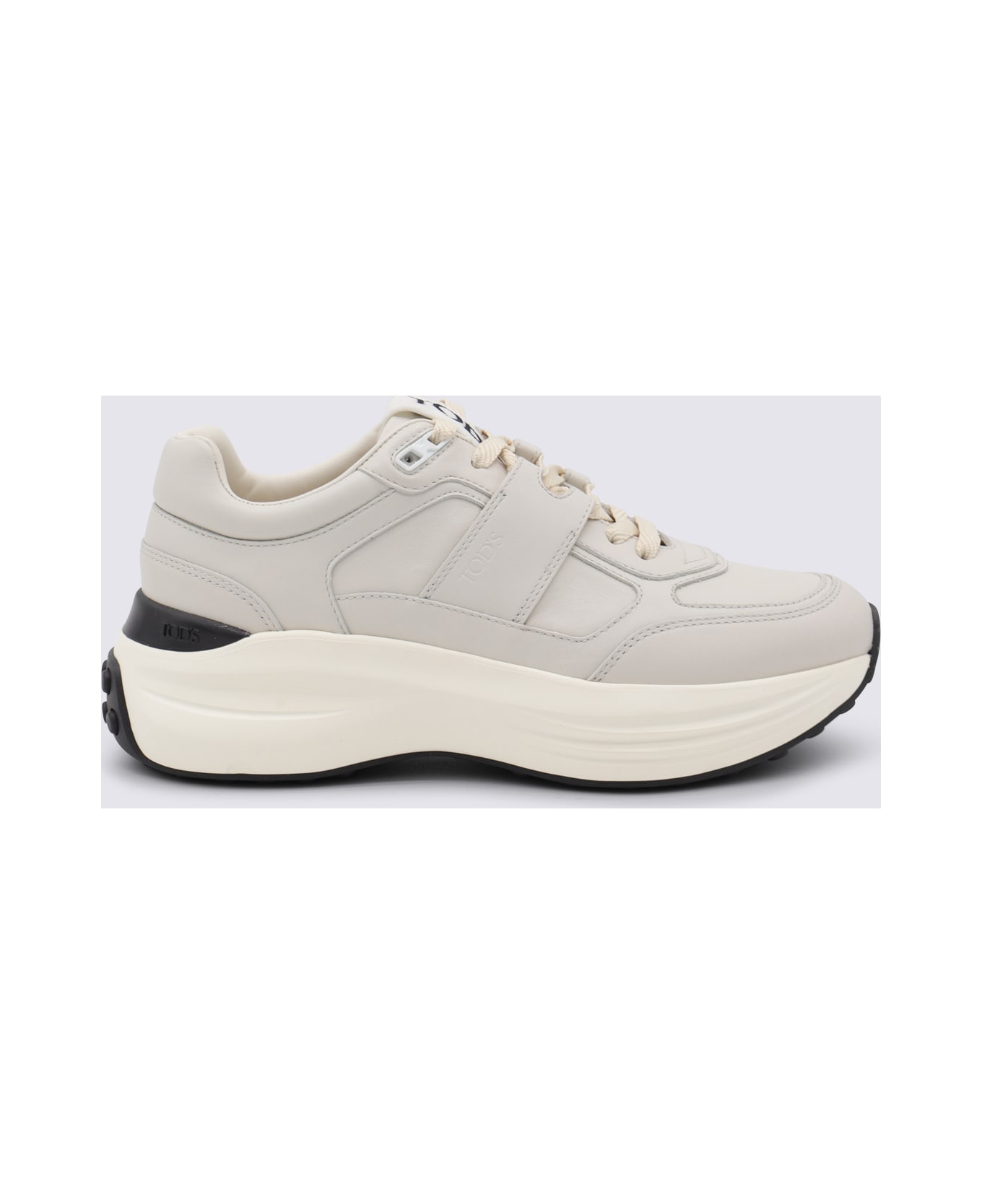 Tod
s White Leather Sneakers - White