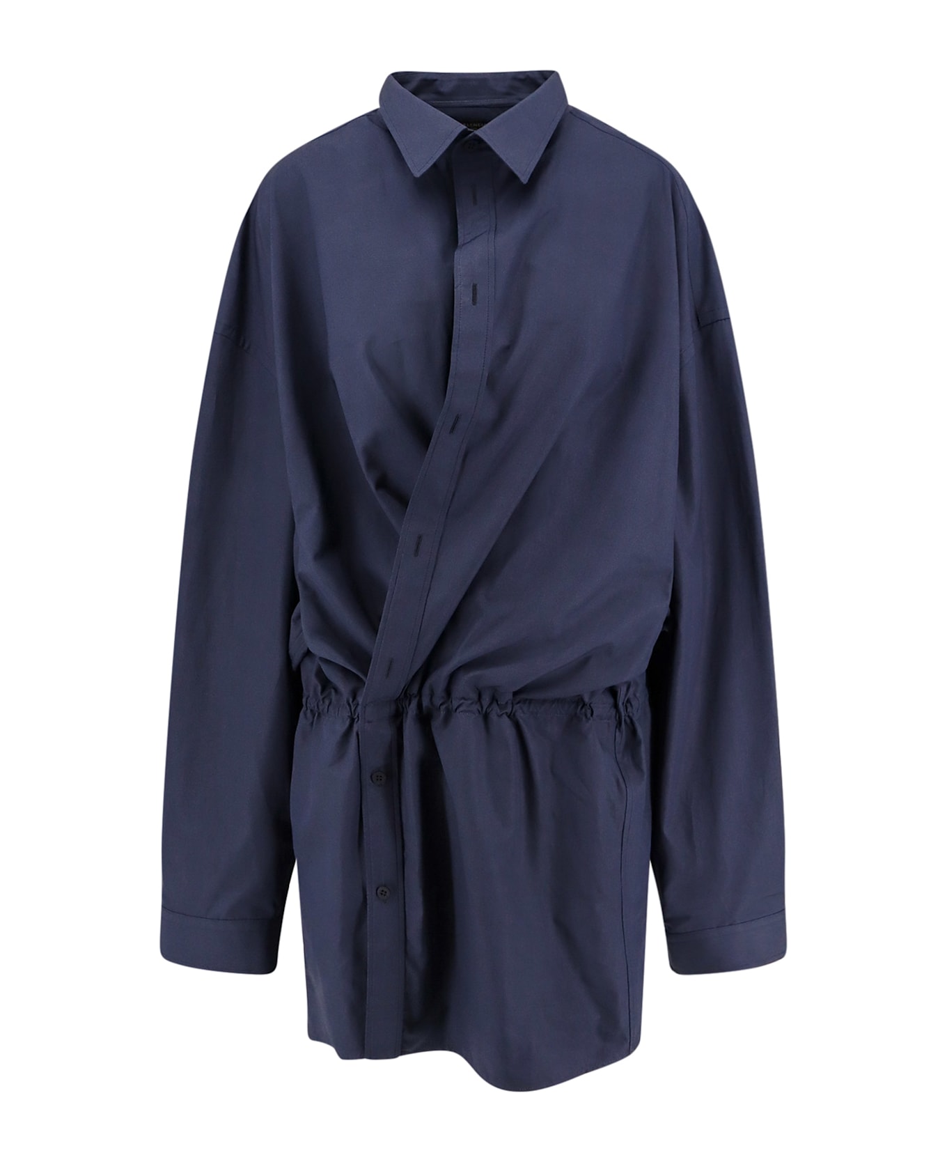 Balenciaga Mini Chemisier Dress - Blue