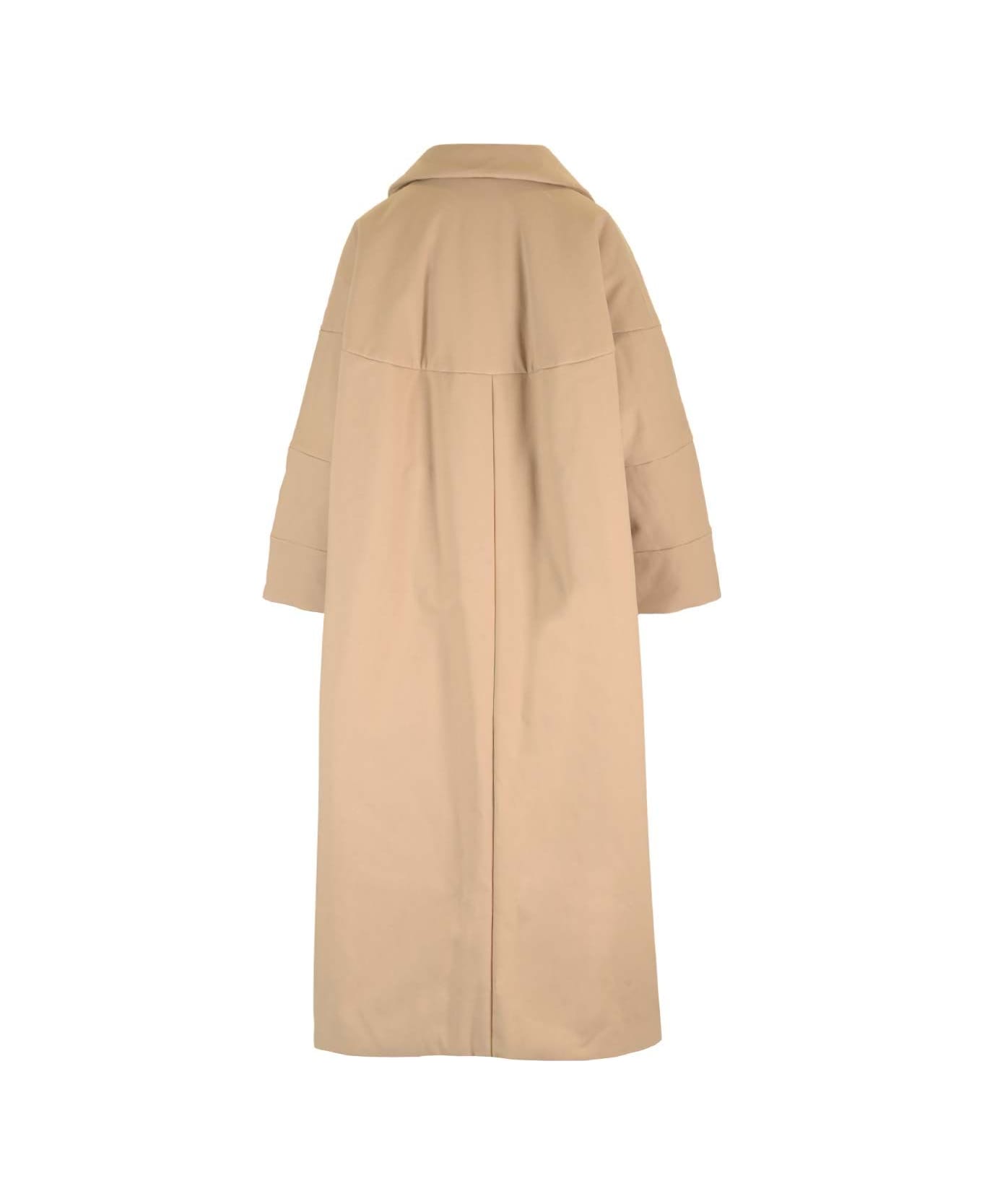 Dries Van Noten 00010-roxana Long 9129 W.w.coat - Beige