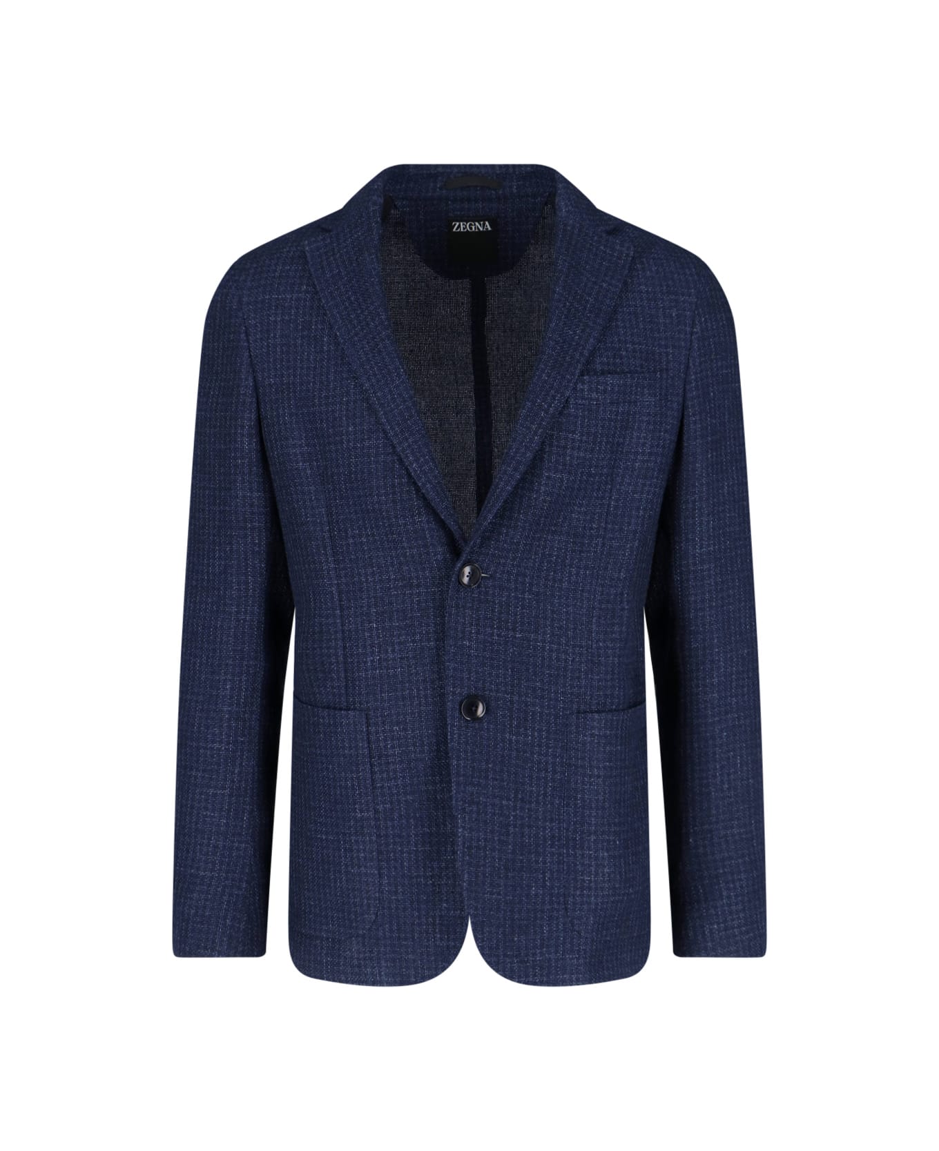 Zegna Single-breasted Blazer - Blue
