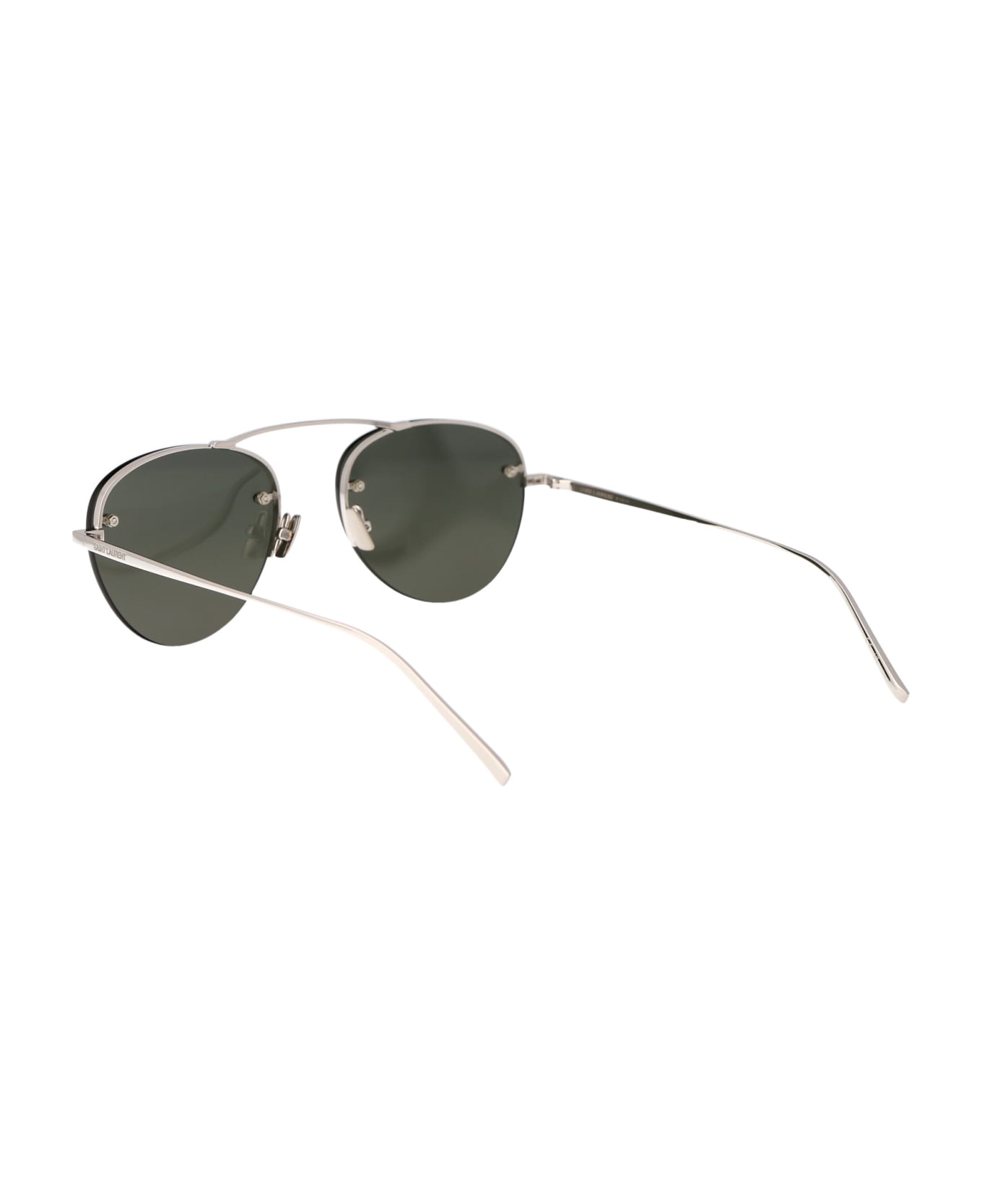 Saint Laurent Eyewear Sl 575 Sunglasses - 002 SILVER SILVER GREY サングラス