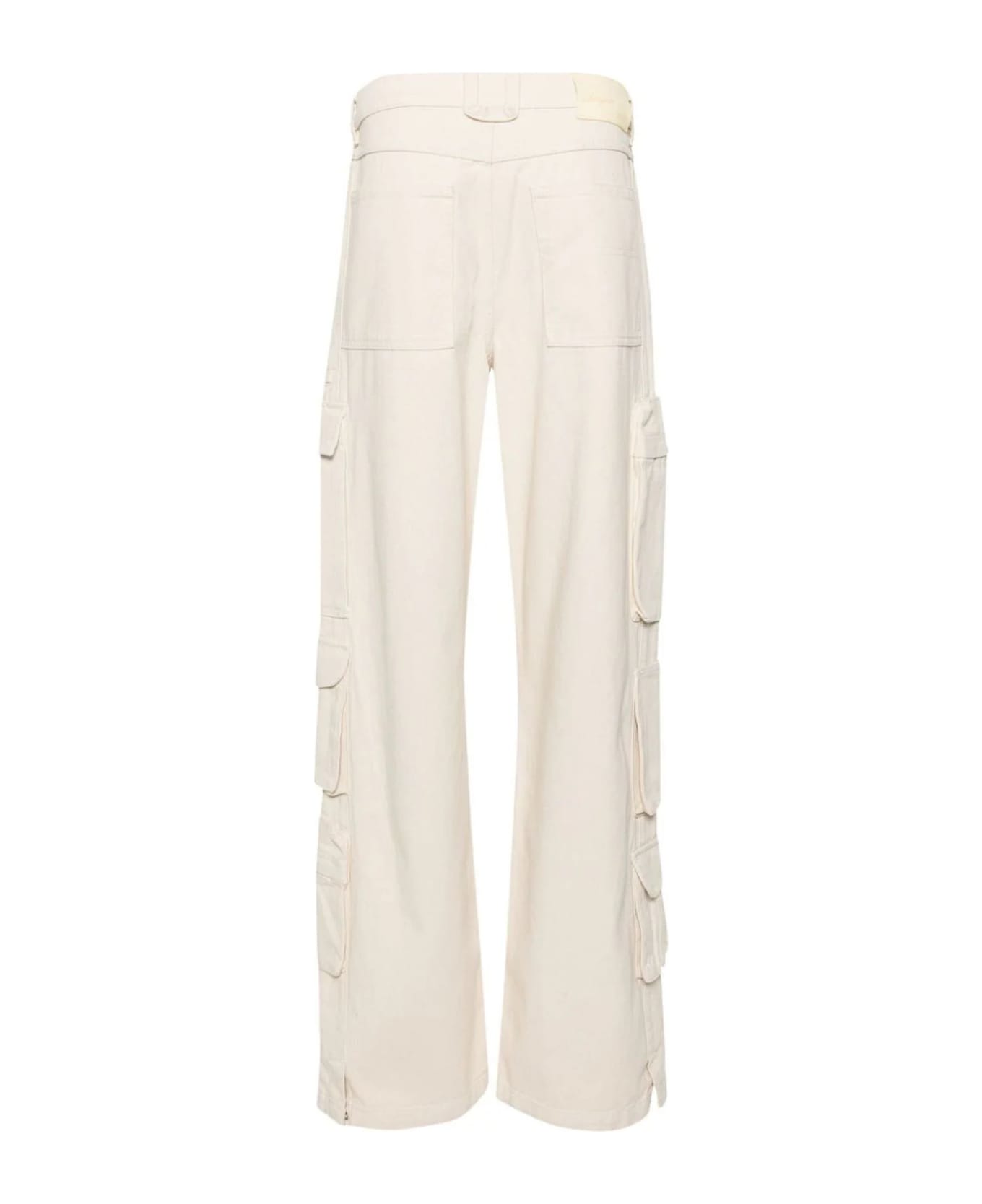 Axel Arigato Off-white Cotton Trousers - Beige