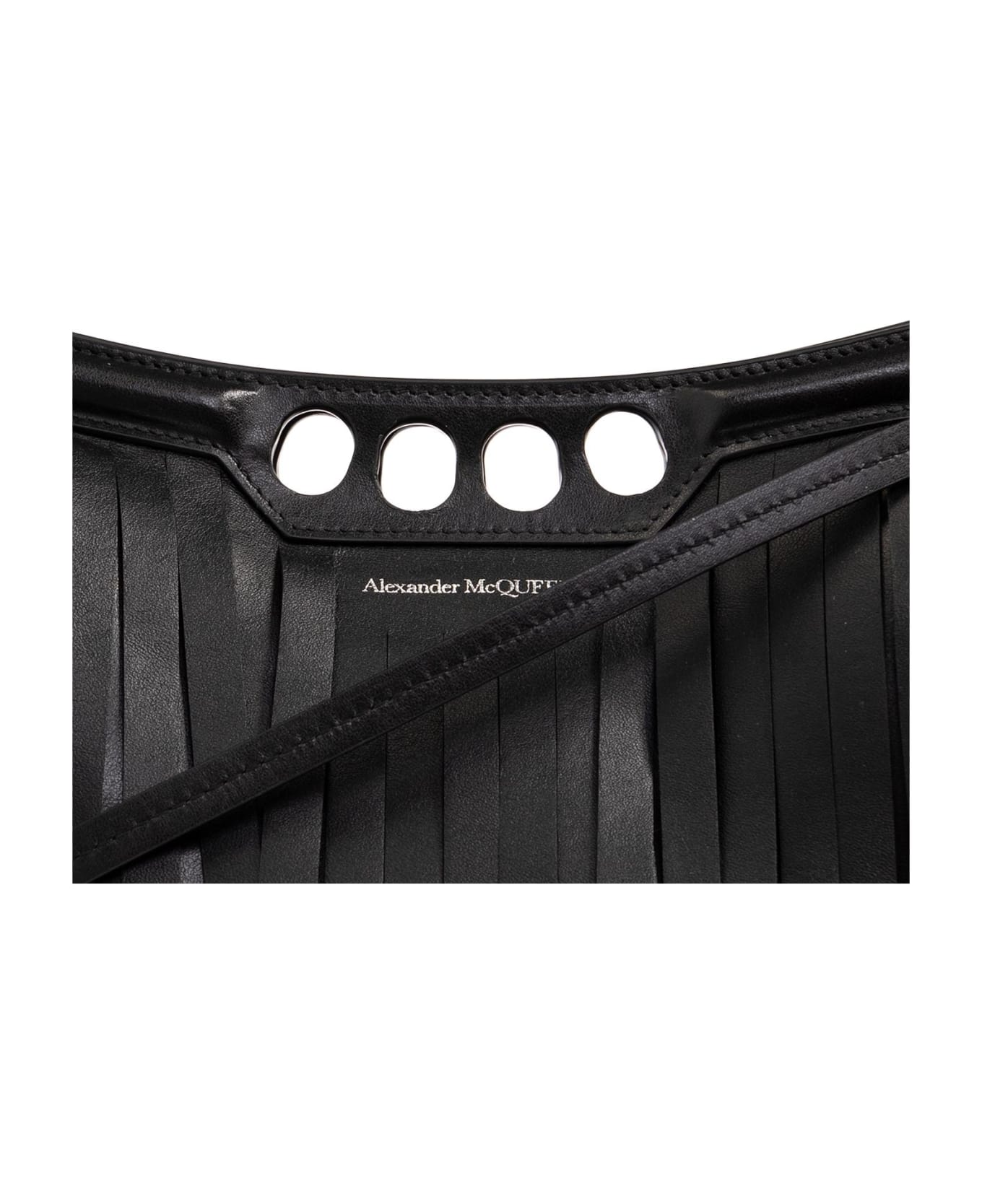 Alexander McQueen 'the Peak Mini' Shoulder Bag - BLACK