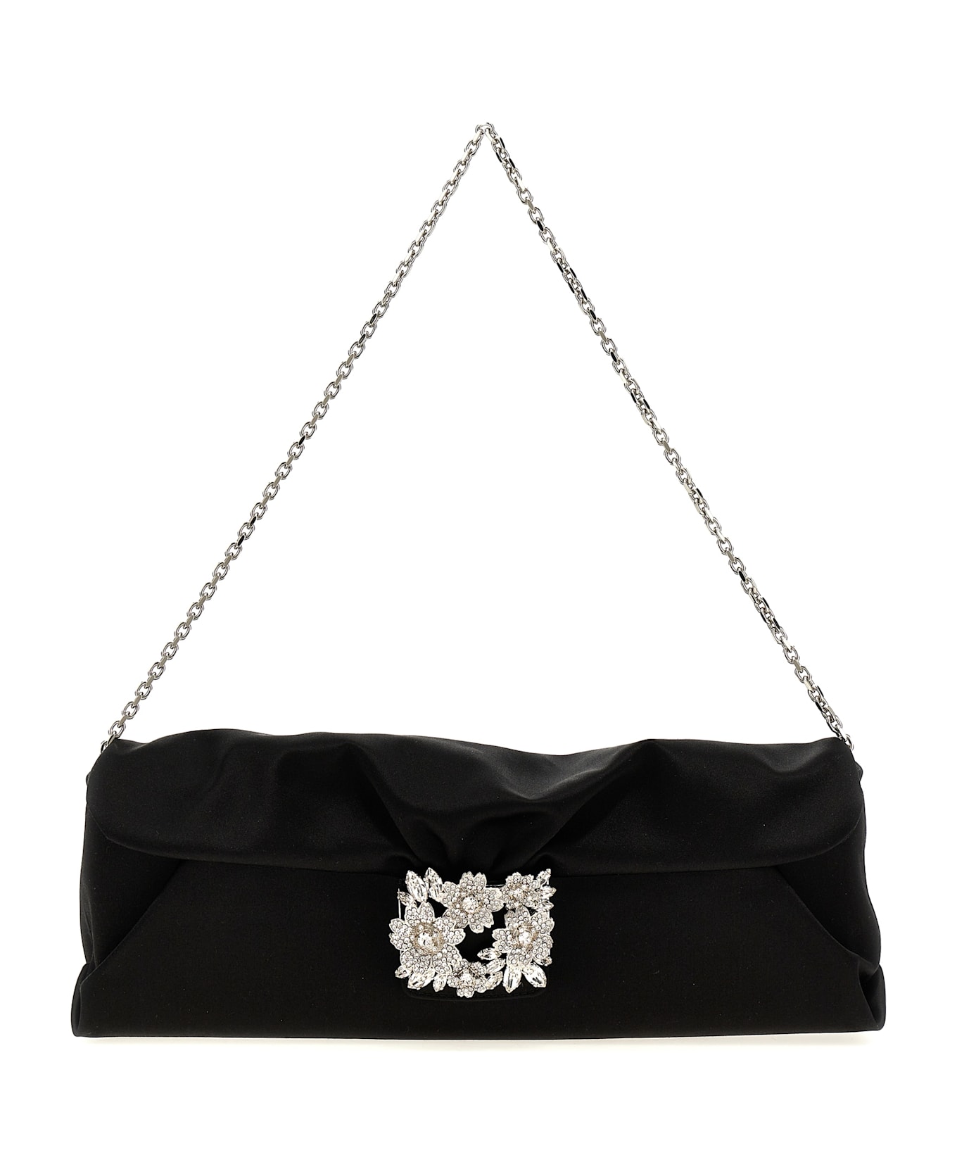 Roger Vivier 
efflorescence
 Clutch - Black