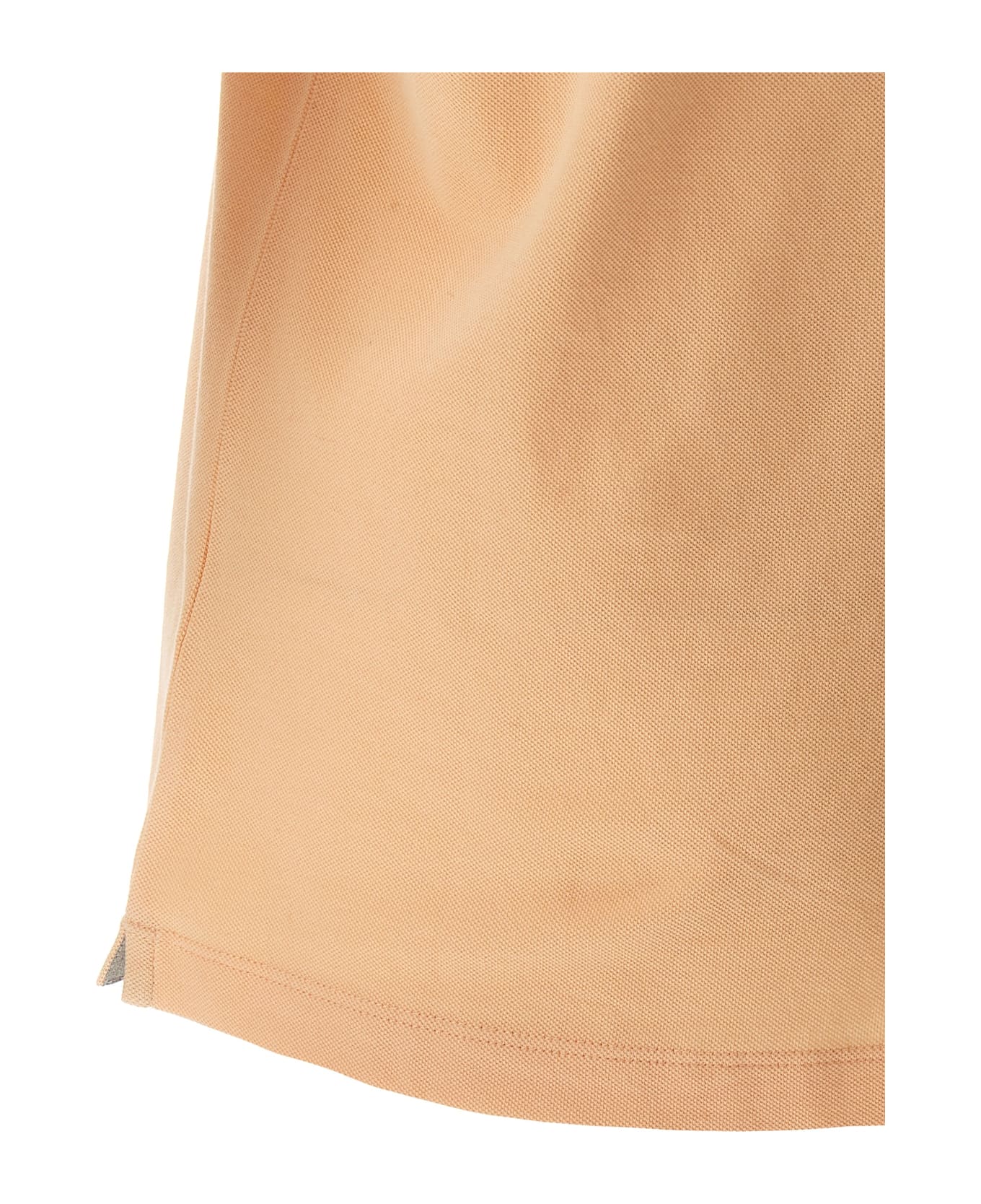 Brunello Cucinelli Logo Piqué Polo Shirt - Orange