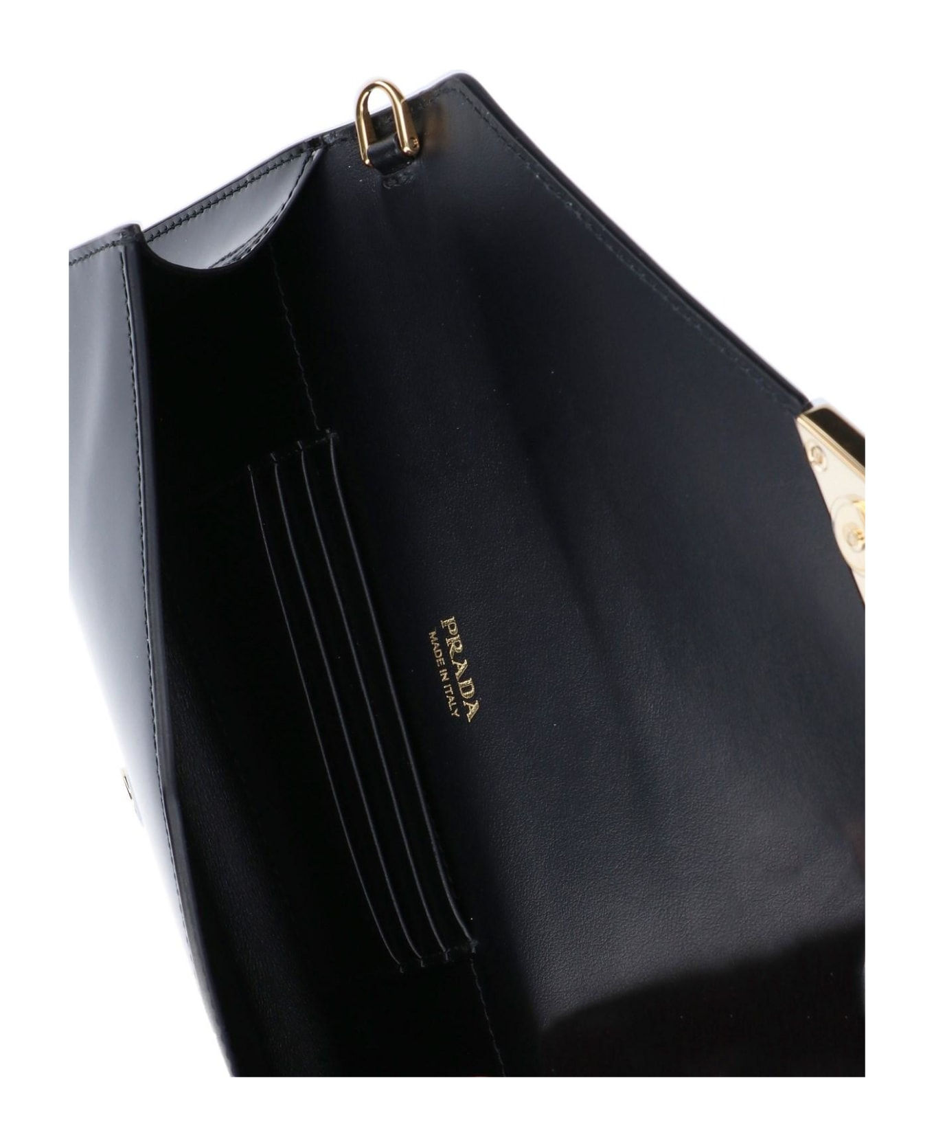 Prada Patent Leather Mini Bag - Nero