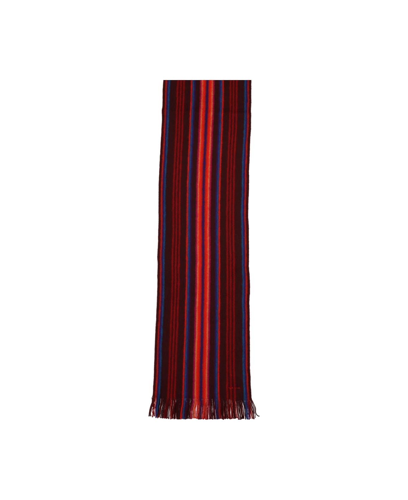 Paul Smith Merino Wool Scarf - RED