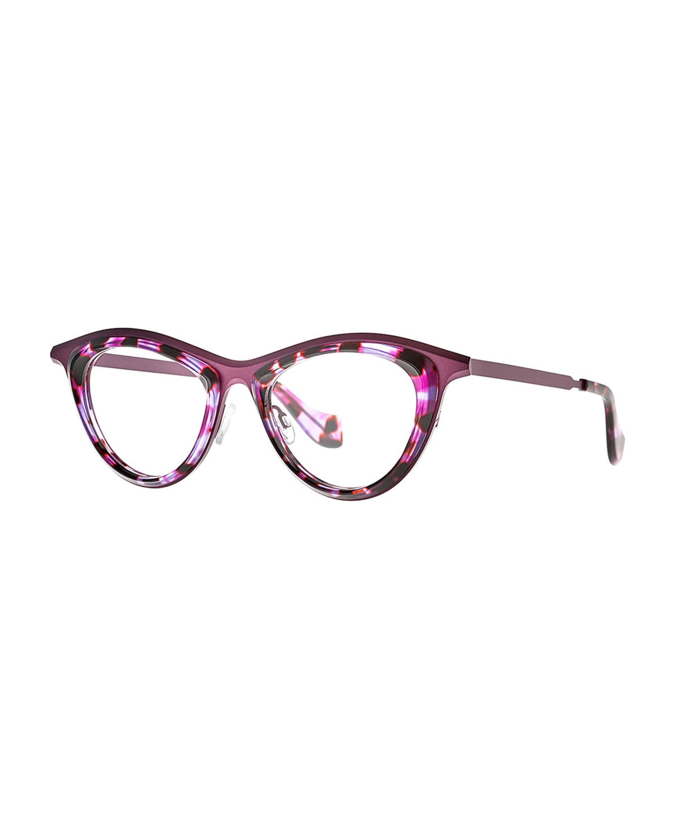Theo Eyewear Pave - 005 Purple Rx Glasses - purple