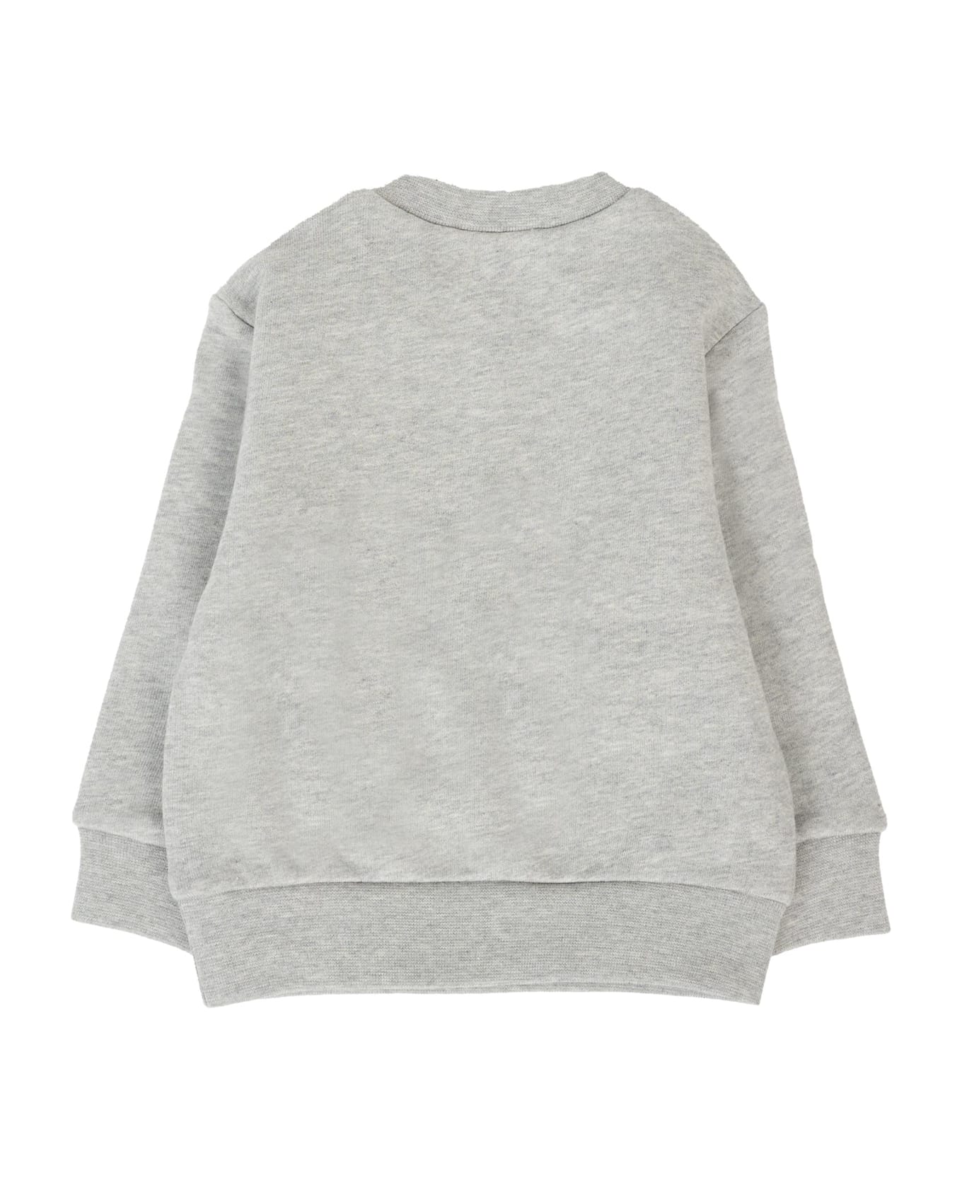 Dsquared2 Grey Sweatshirt For Baby Boy With Reindeer And Logo - Grey