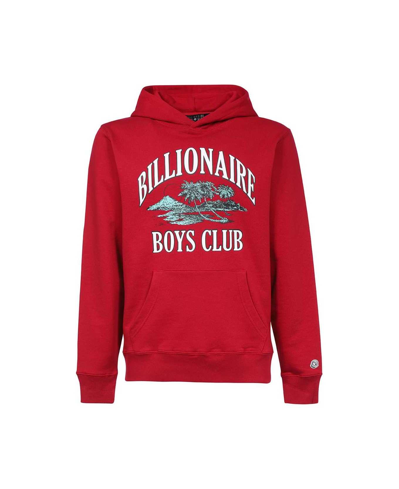 Billionaire Boys Club Hooded Sweatshirt - red