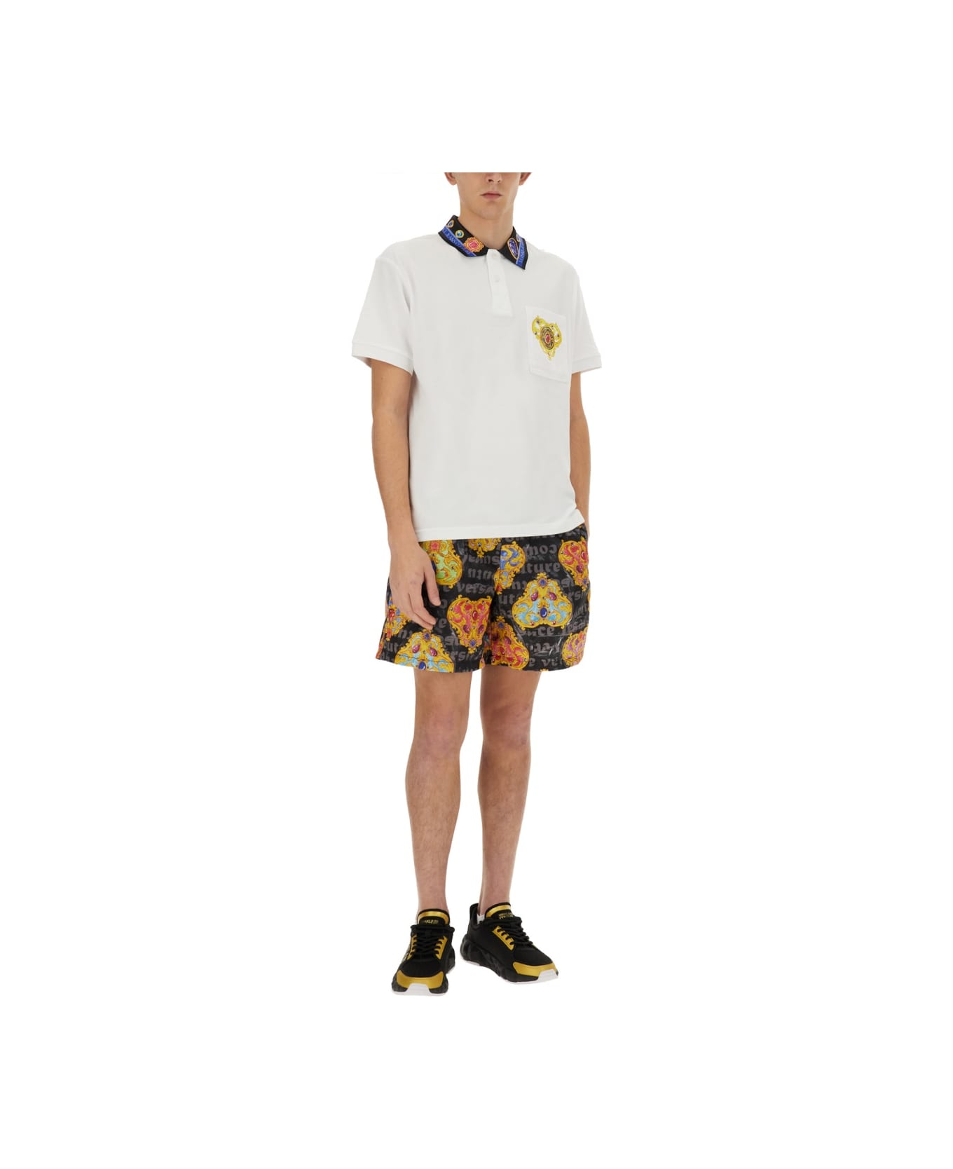 Versace Jeans Couture Polo "heart" - WHITE
