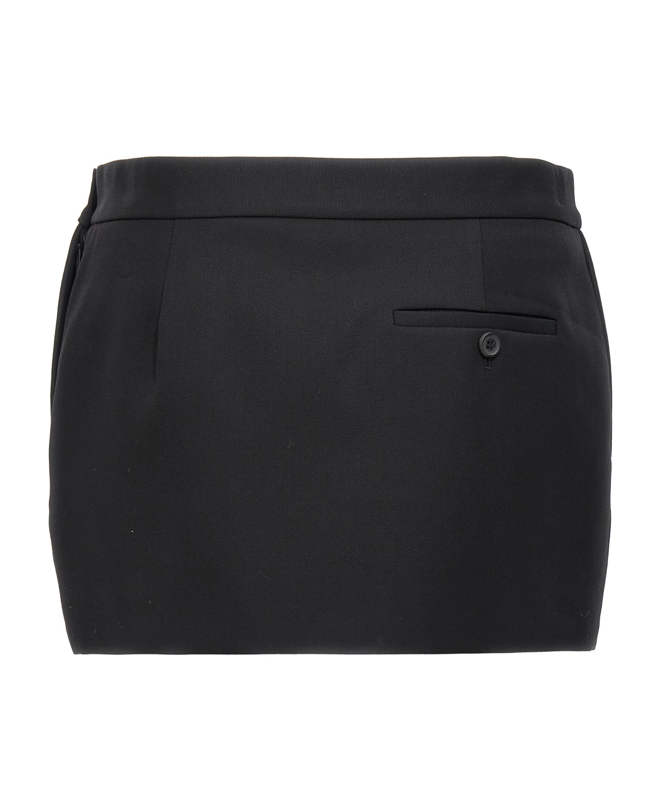 WARDROBE.NYC Mini Skirt - BLACK スカート