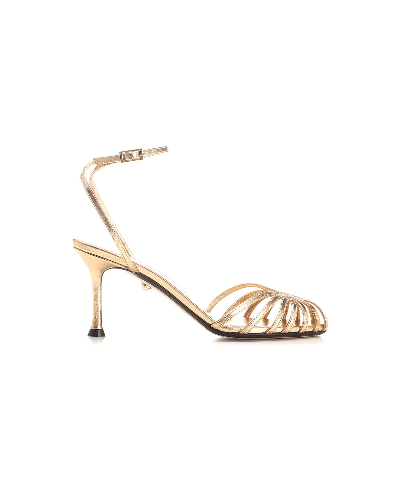 Alevì "ally" Golden Sandal - Gold