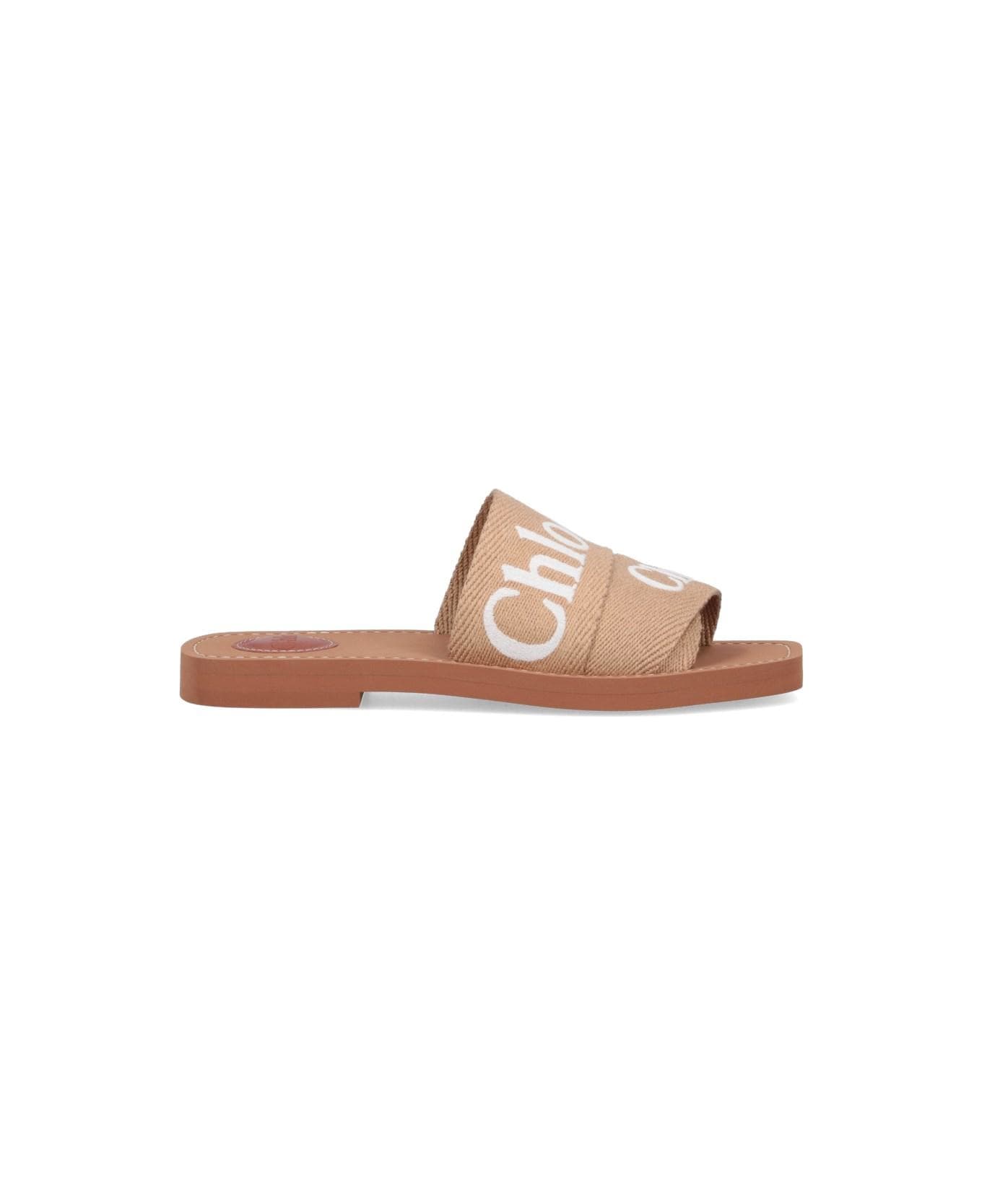Chloé Woody Sandals - Desert Beige
