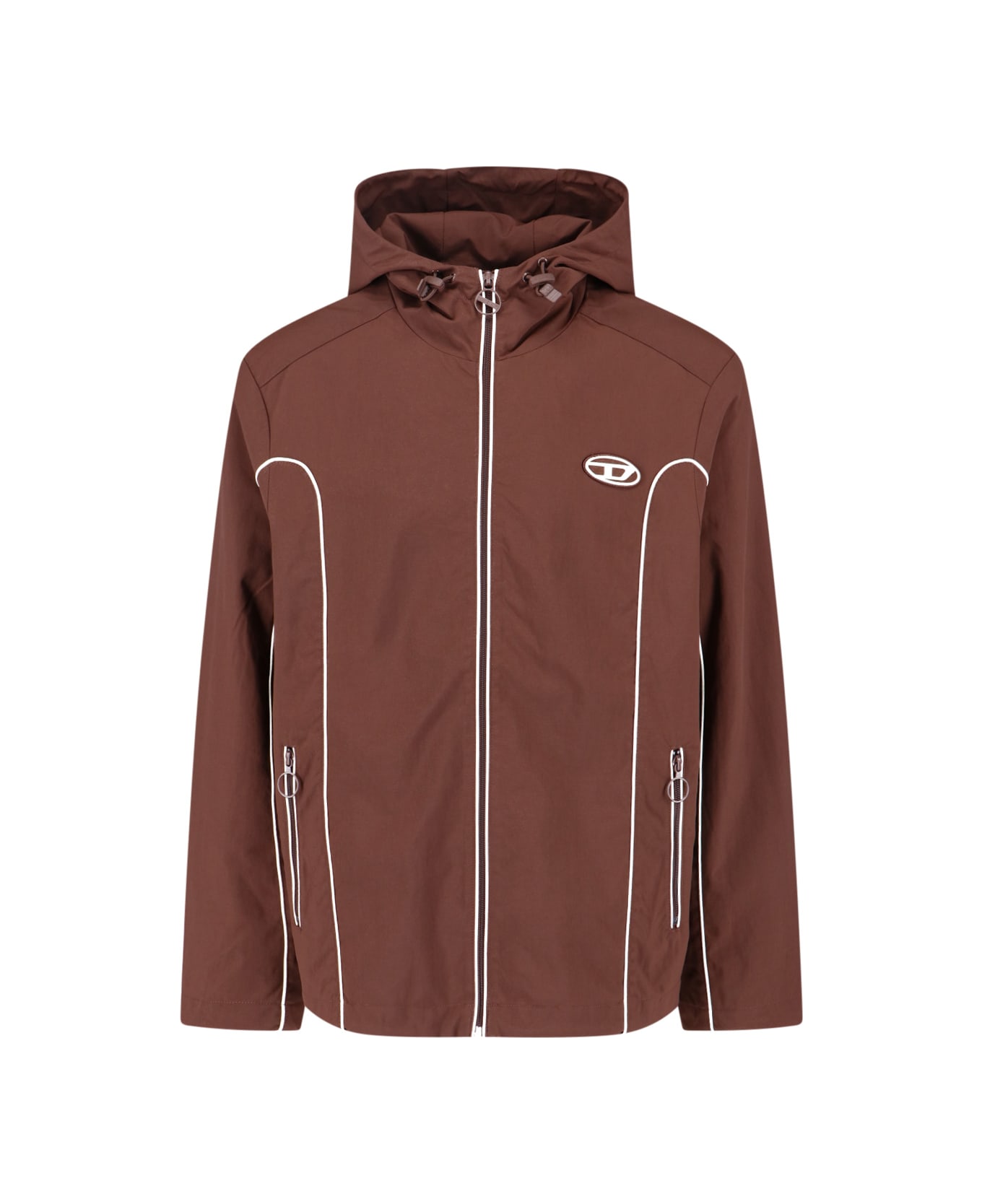 Diesel 'j-hives' Jacket - BROWN