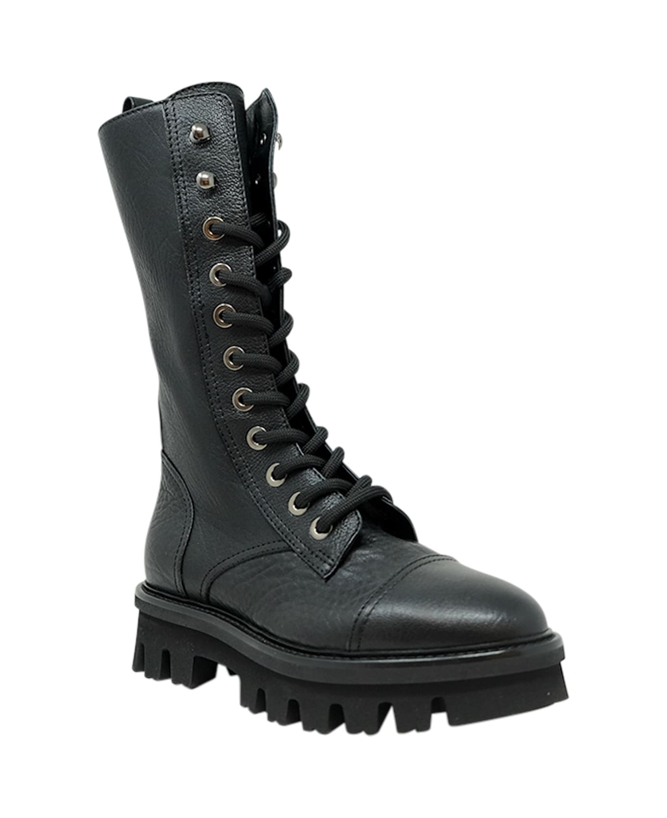 AGL black Leather Natalia Boots ブーツ
