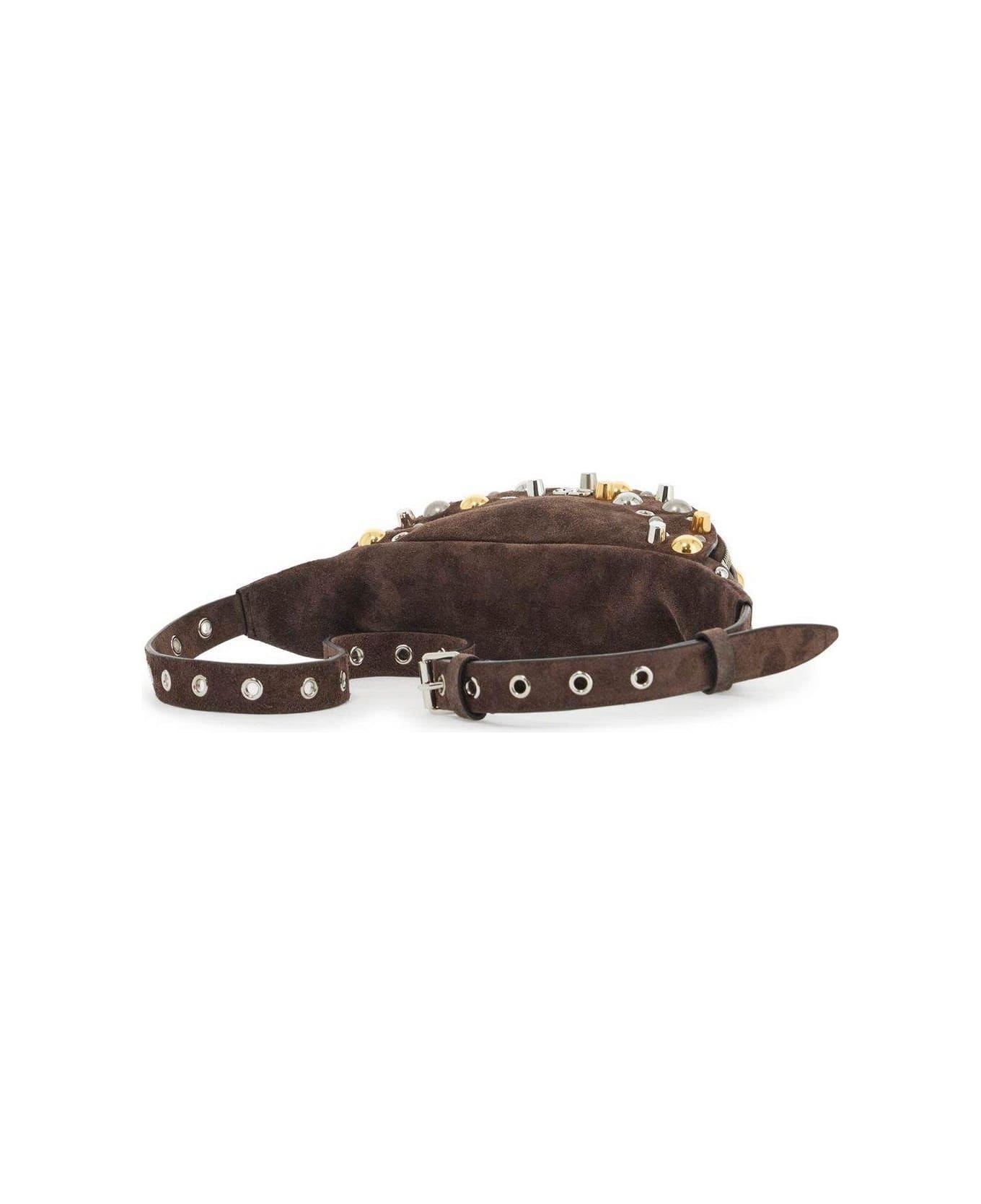 Valentino Garavani Nellcôte Zip-up Belt Bag - Brown