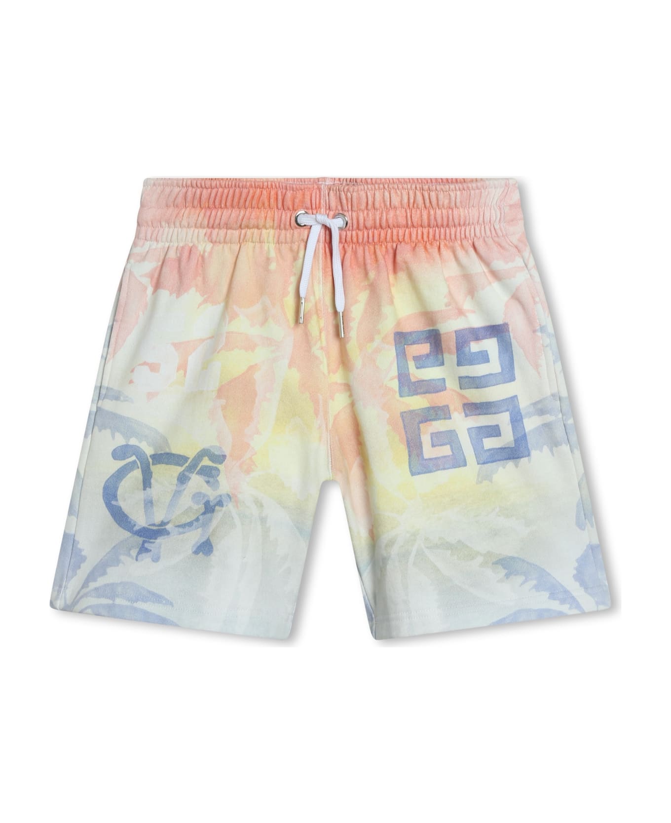 Givenchy Shorts With 4g Motif - Multicolor ボトムス